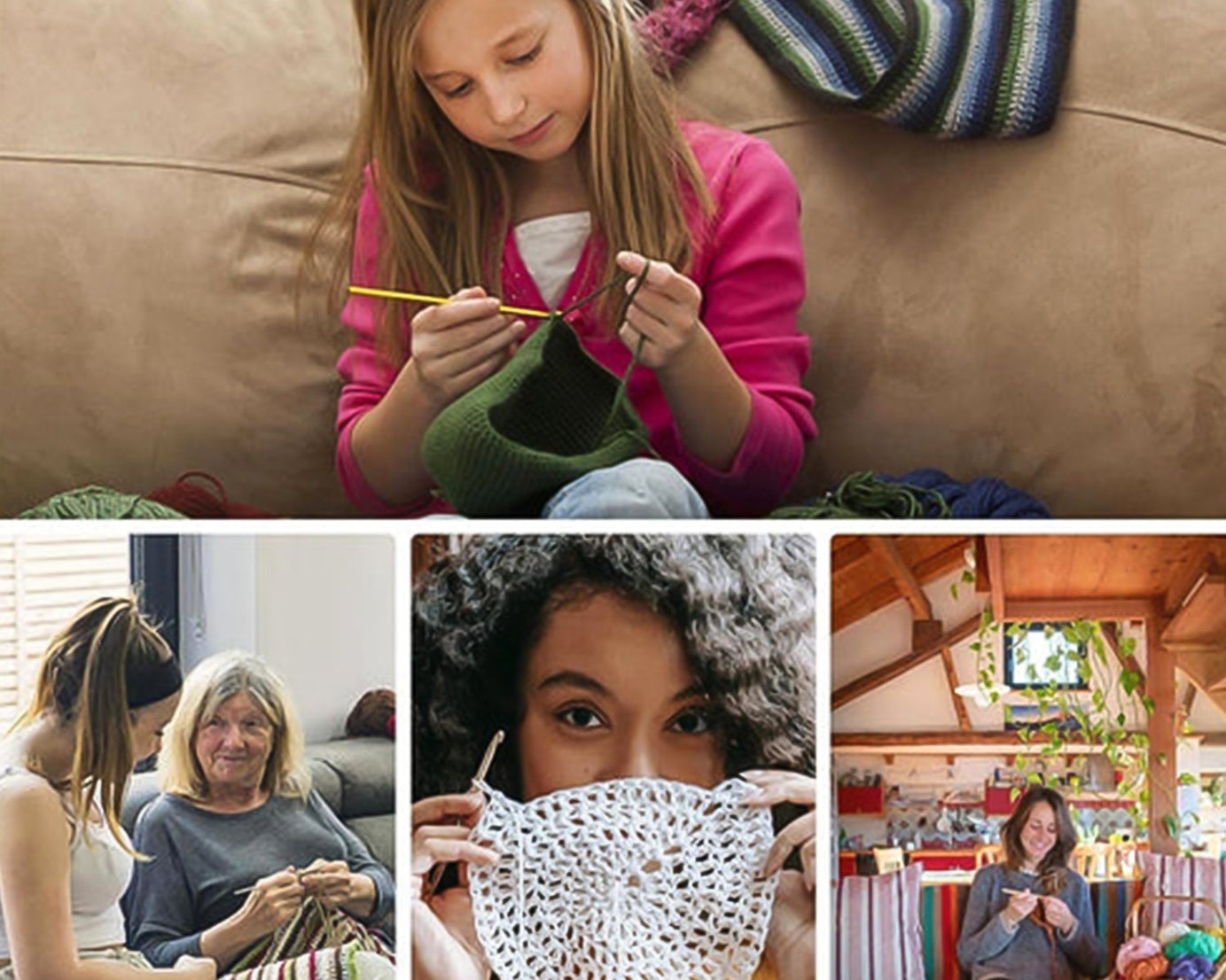 Aluminium Multicolor Knitting Needles, Crochet Kit (12 Pcs Set)