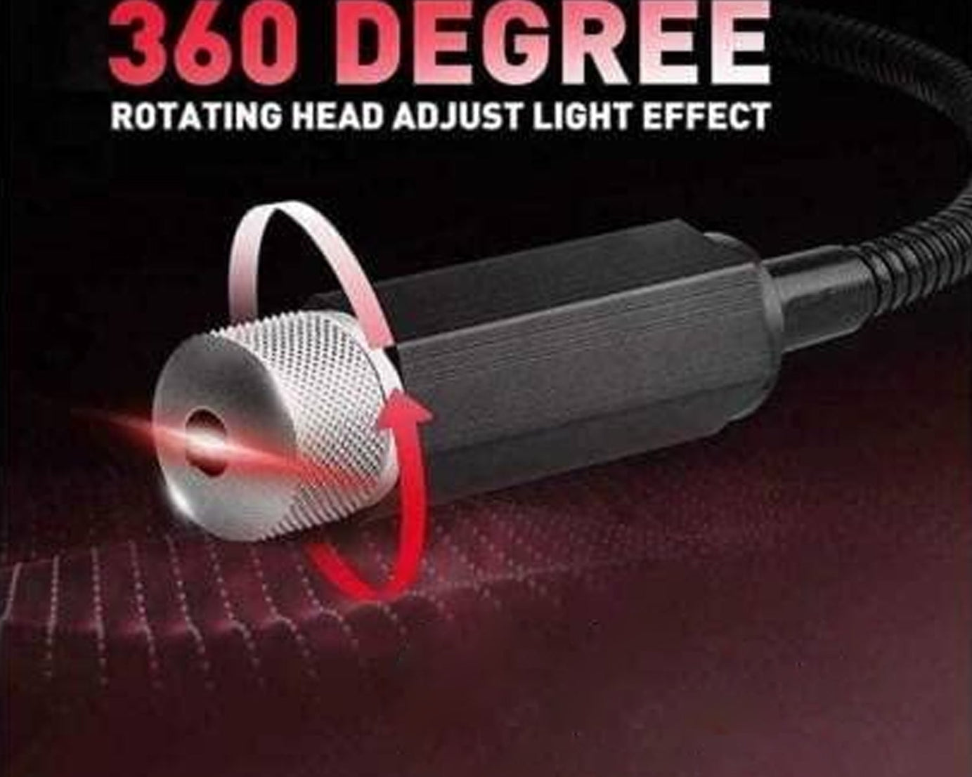 Ambient roof light projector for relaxation