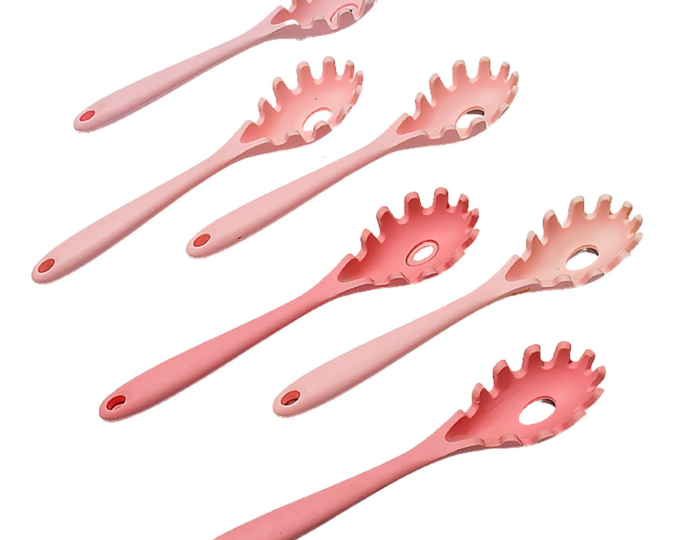 Multipurpose Silicone Spoon, Silicone Basting Spoon Non-Stick Kitchen Utensils Household Gadgets Heat-Resistant Non Stick Spoons Kitchen Cookware Items For Cooking and Baking (6 Pcs Set)