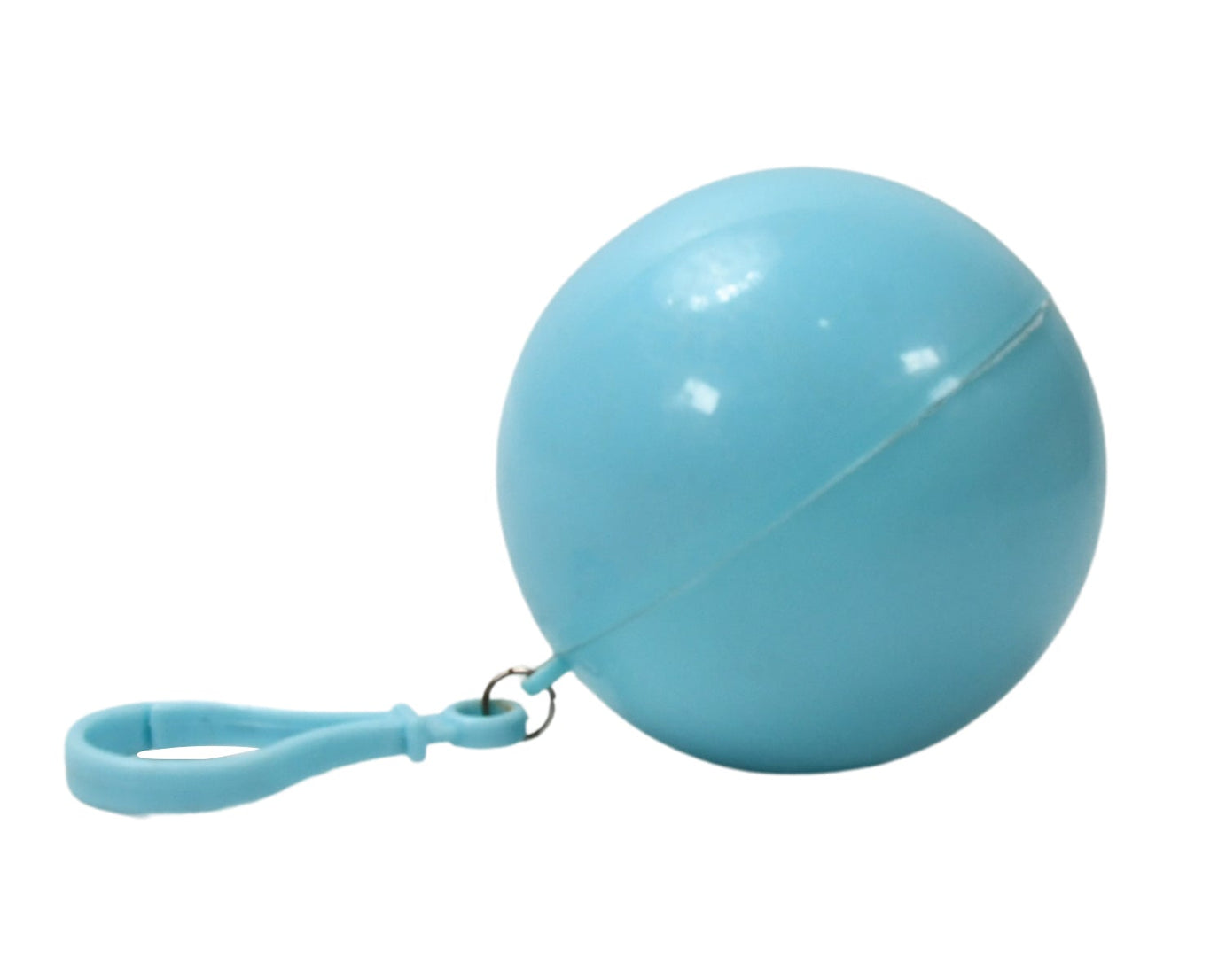 Disposable Raincoat for Kids with Hood and Attachable Round Case, Clear Plastic Raincoats for Emergency, Girls, Boys Disposable Emergency Ball Raincoat For Traveling and Outdoor Activities (1 Pc / Multicolor)