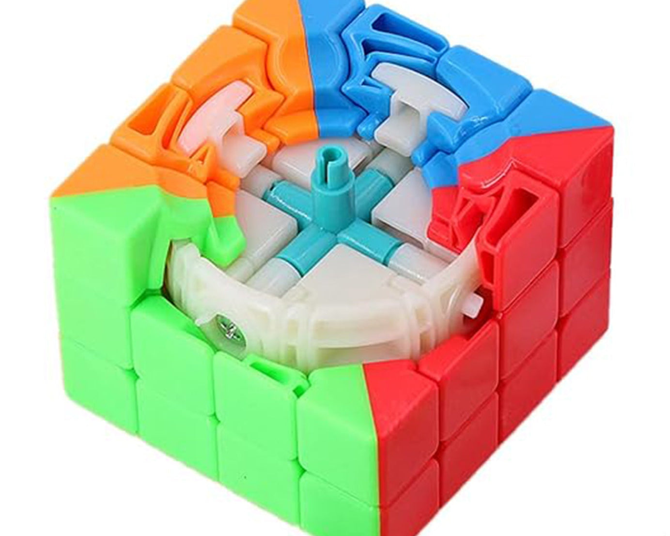 Small Puzzles Cubes 4×4×4 High Speed Sticker Less Magic Cube Game, Kids and Professionals Magic Cube Puzzle Toy, Pack of 1, 8+ Years