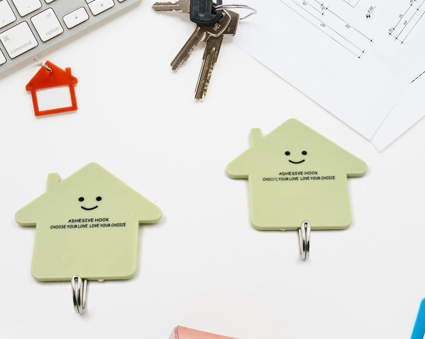 Multipurpose Strong Hook Self-Adhesive hooks for wall Heavy Plastic Hook, Sticky Hook Household For Home, Decorative Hooks, Bathroom & All Type Wall Use Hook, Suitable for Bathroom, Kitchen, Office