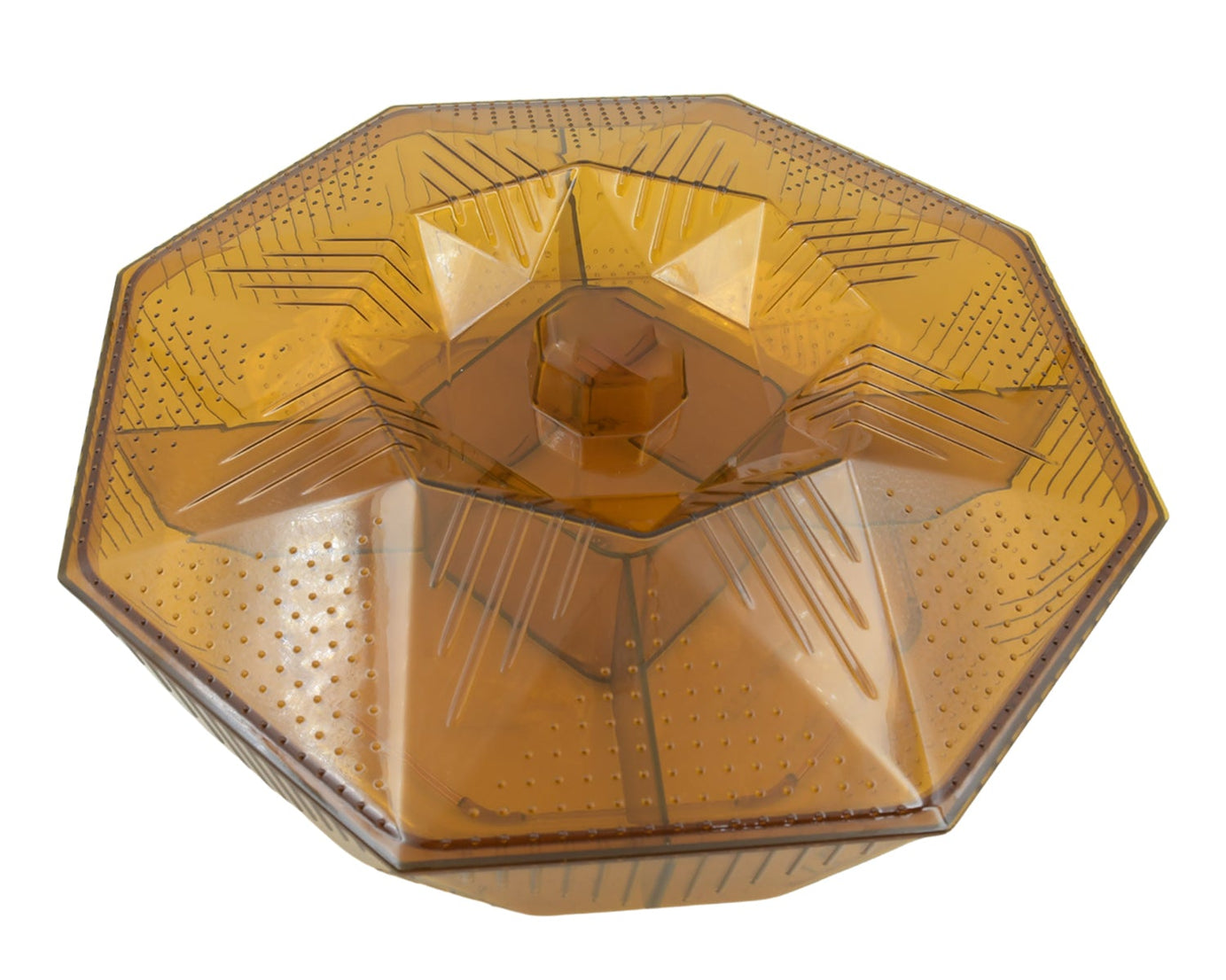 3706 Walnut Dry Fruit Box, Large Size Dry Fruit for Gift, Food Storage Fruit and Candy Plate for Living Room Snack Dry Fruit Candy Creative Storage Box Watermelon Seeds Nuts Acrylic Mesh Trays Snack Plates (1 Pc / Multicolor )