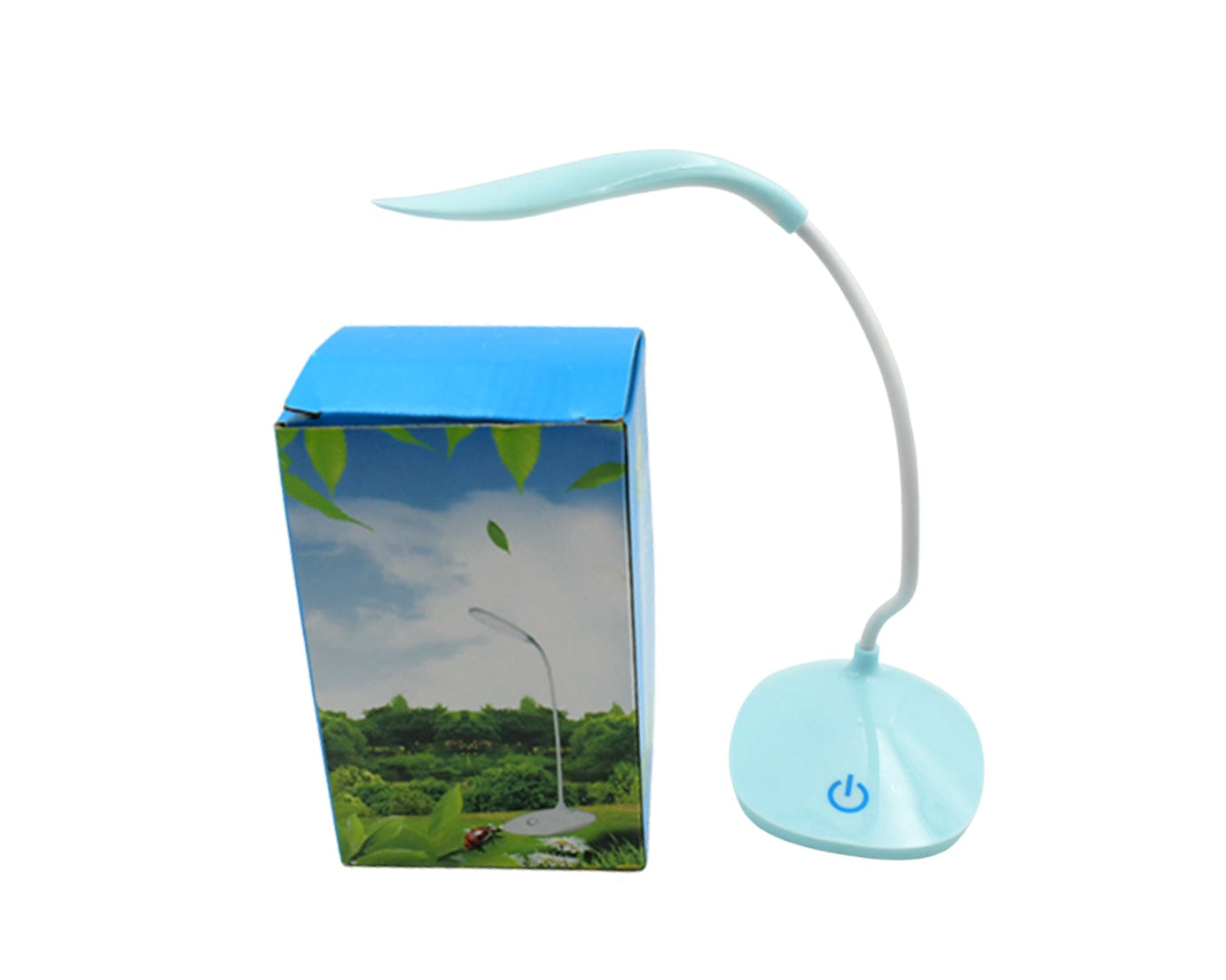 Study lamp Led Touch On Off Switch Student Study Reading Dimmer Led Table Lamps White Desk Light Lamp