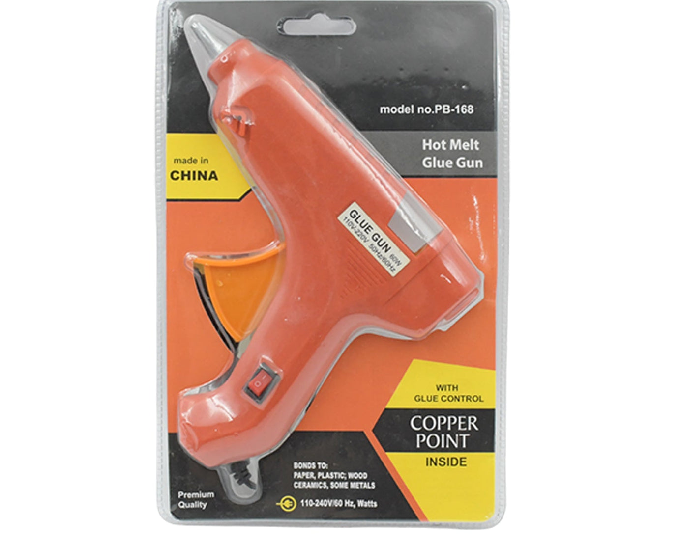 0492 Professional 60 Watt with 5 Pcs Hot Melt Glue Stick & ON / Off Switch, Electric Tool Hot Melt Glue Gun For Multi Use (1 Pc)