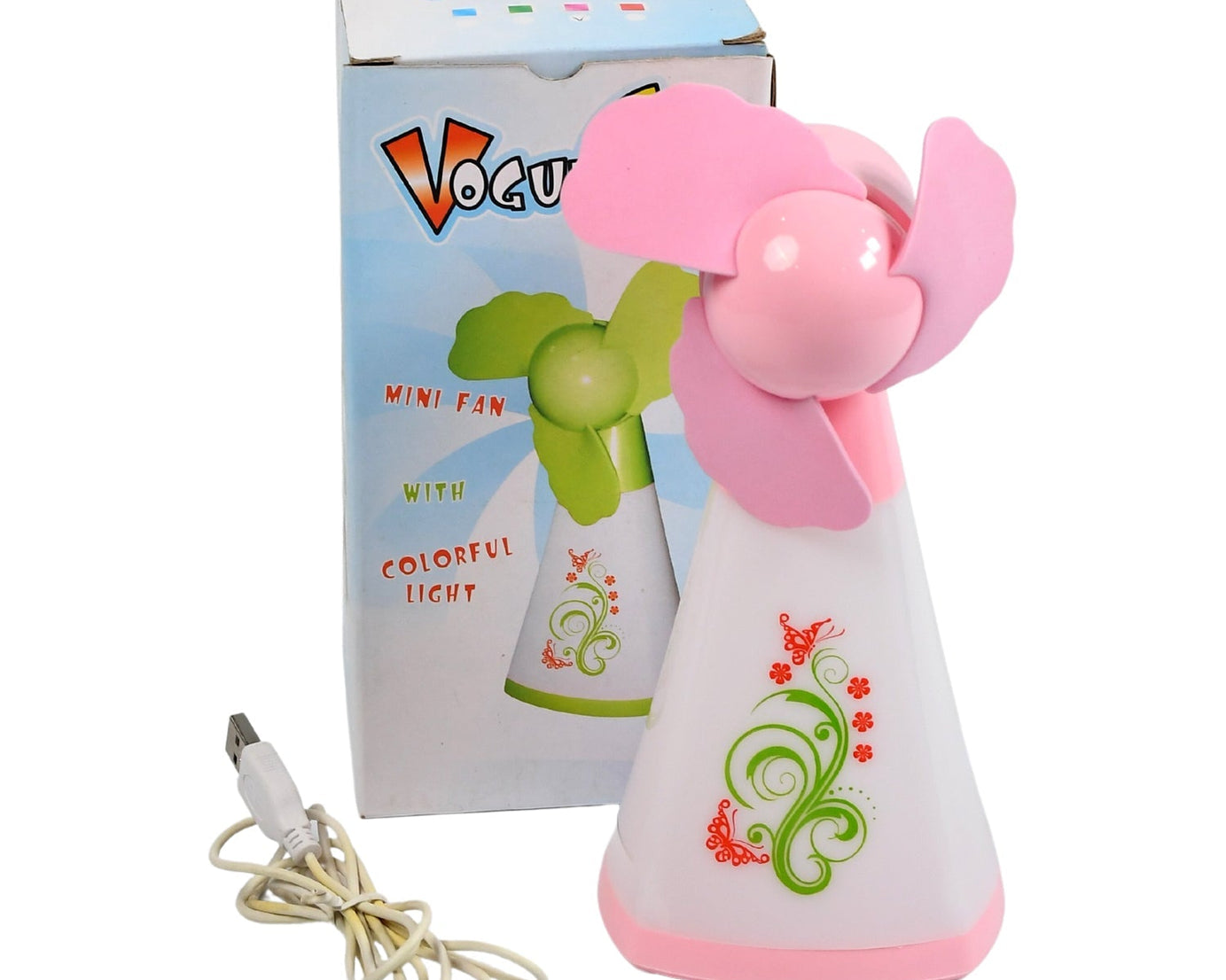 Battery USB fan for desk