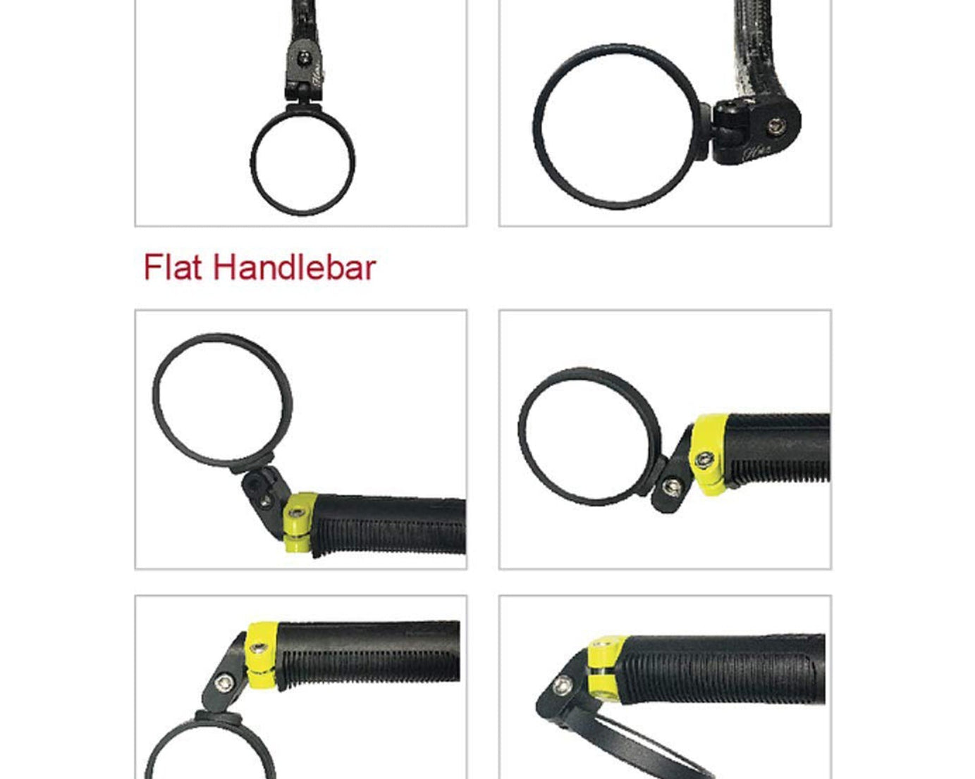 Bar End Bike Mirror, Safe Rearview Mirror 360° Rotatable & Foldable Safety Bicycle Rear View Mirror, Mirror Durable Bike Mirror (1 Pc)