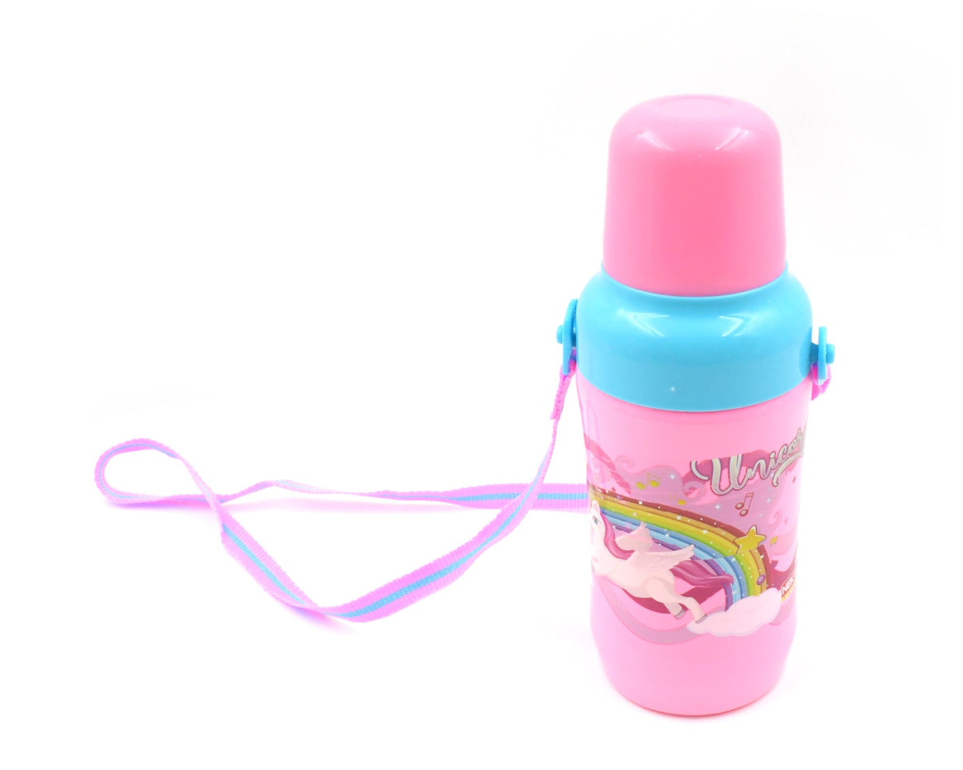 500ml Insulated Sports Water Bottle with Dori & Straw: Leakproof, BPA-Free, Kids