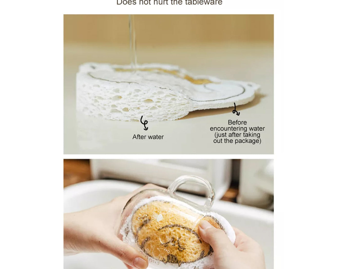 Cartoon cleaning sponge