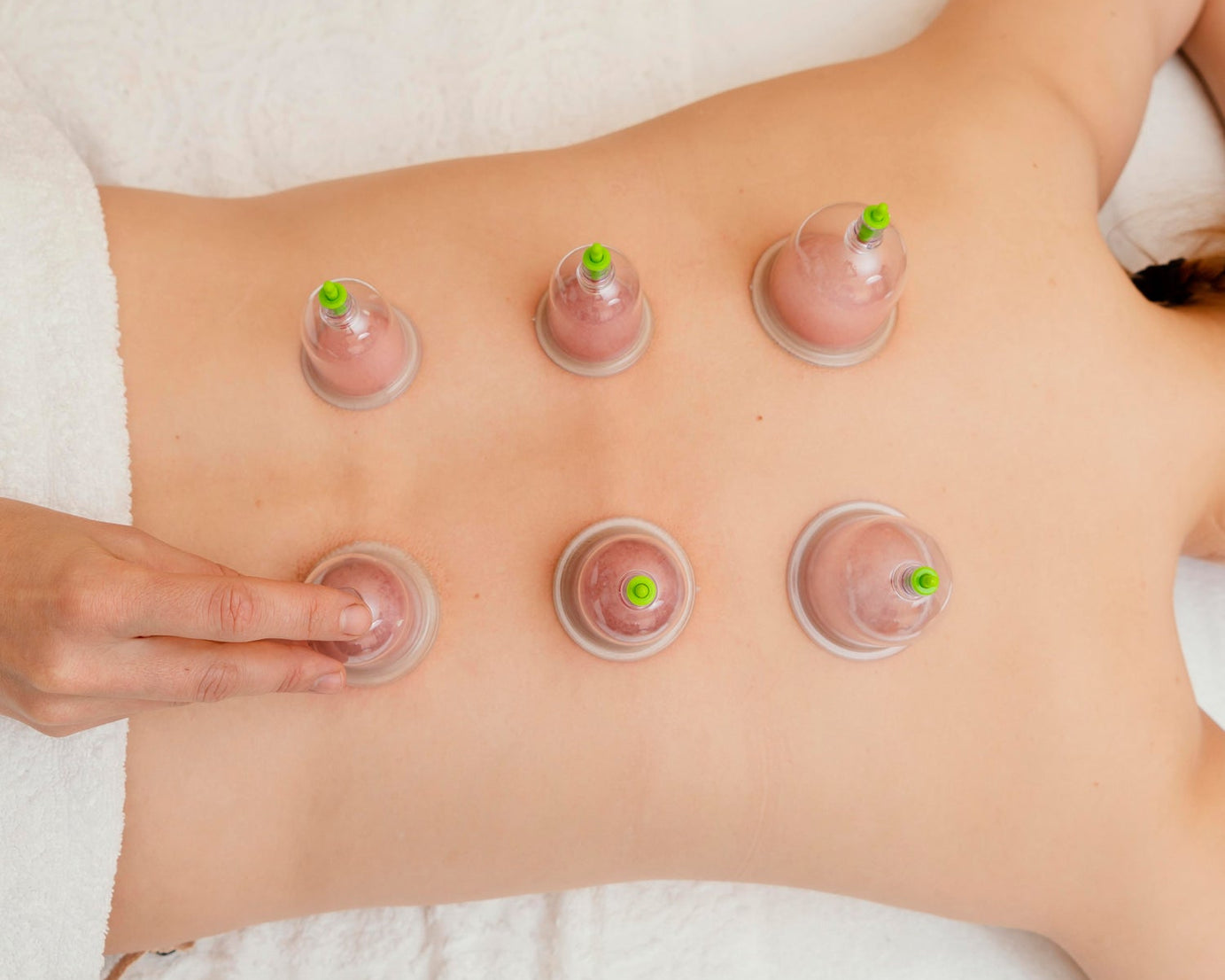 Vacuum Cupping Set 6 Pcs Kit Pull Out a Vacuum Apparatus Therapy Relax Massagers Curve Suction Pumps