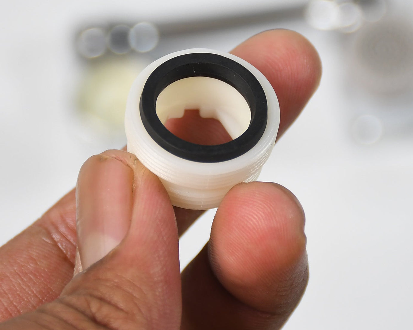 SPLASH FAUCET FILTER FAUCET, 1080 ROTATING FAUCET SPRAYER HEAD DOUBLE O-RING DESIGN, MOVABLE TAP WATER SAVING, SINK AERATOR EXTENDER FOR BATHROOM KITCHEN ( Loose )