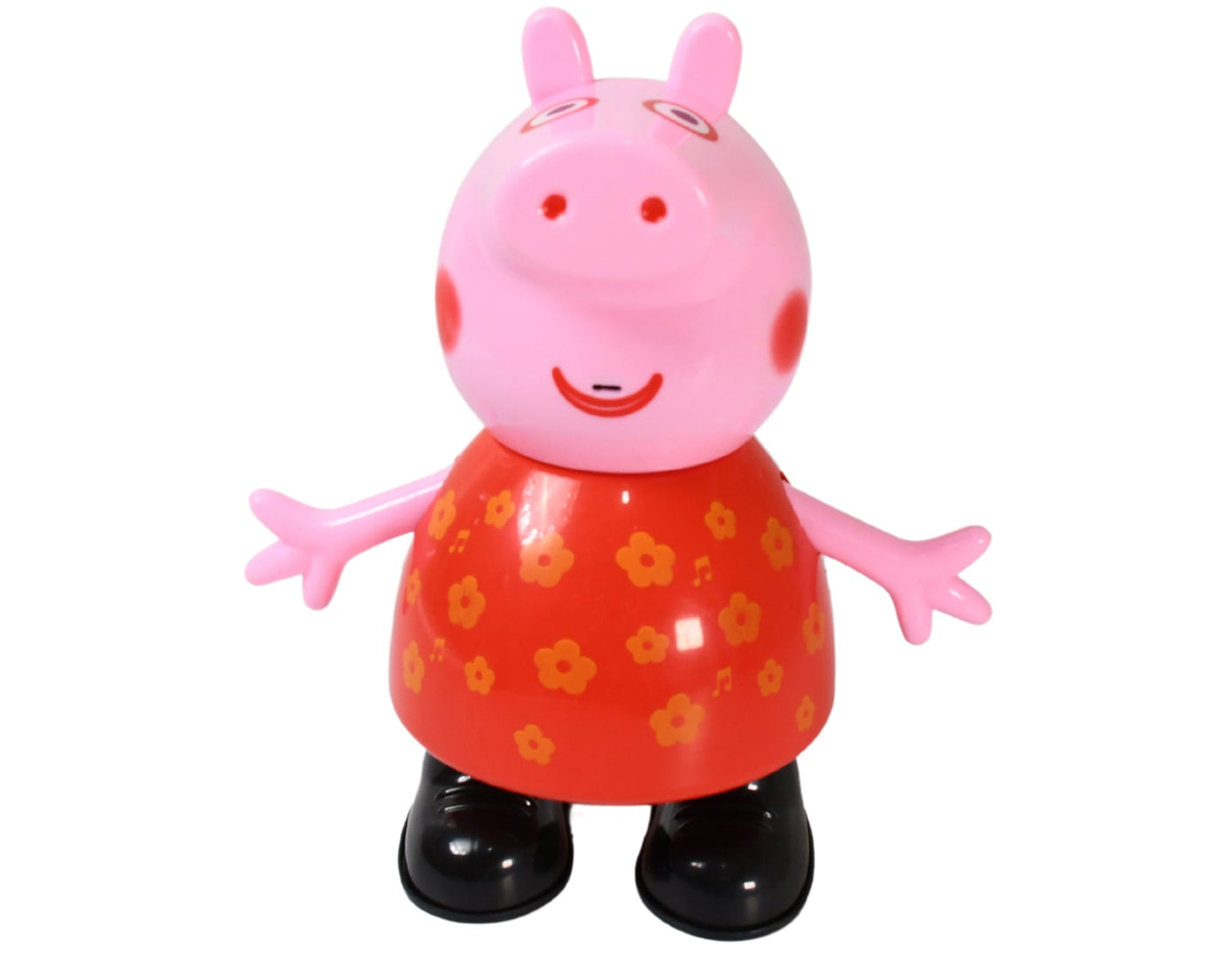 Pig Children Play toy, Pretend Play Toy Fun Gift for Kids, Movable Hands, Legs Pig Pretend Play Toy Set for Kids Children with Soft Rubber Material (1 Pc / Battery Not included)