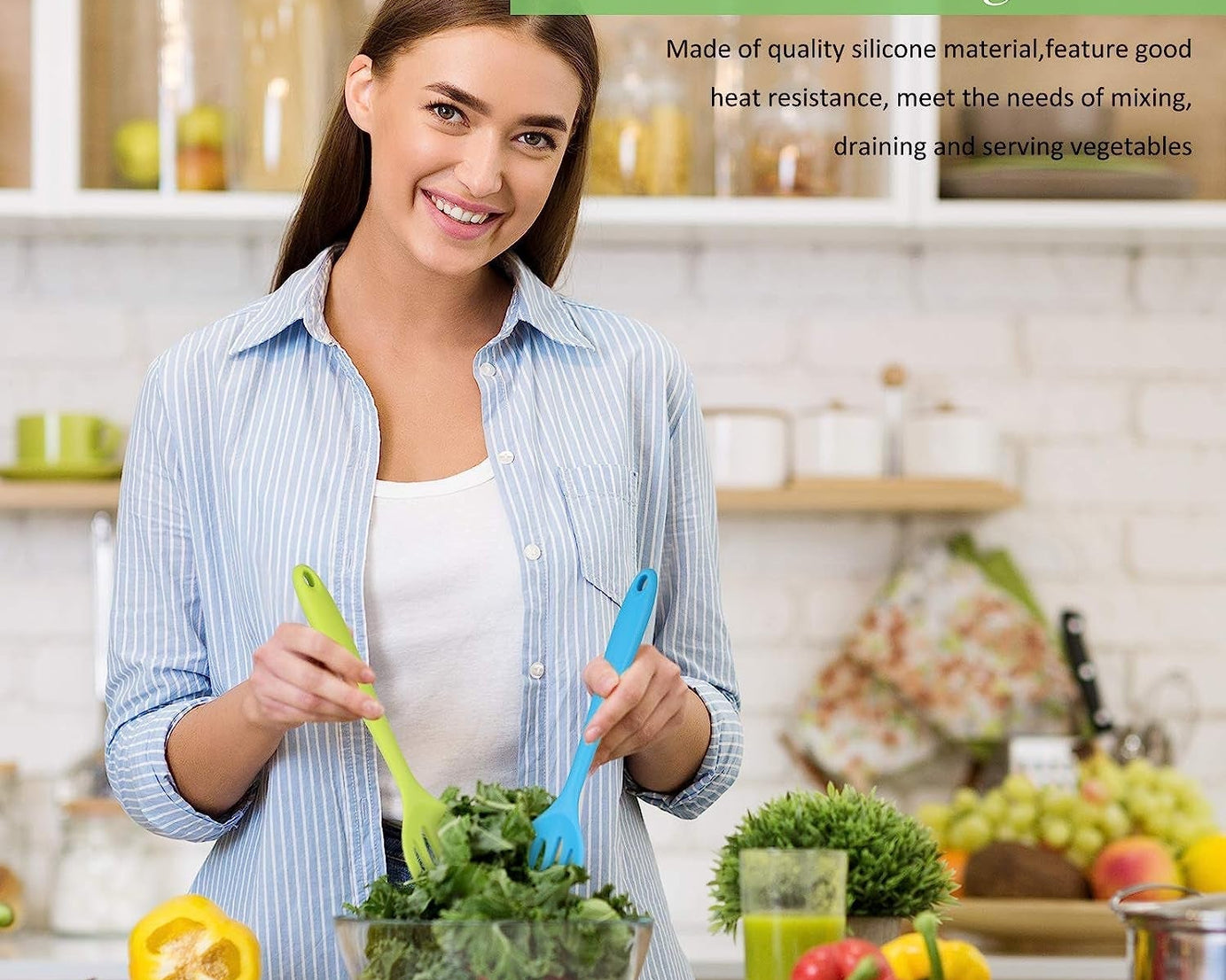 Silicone Cooking Cookware Heat-Resistant Kitchen Utensils Cookware Kitchenware (27cm)