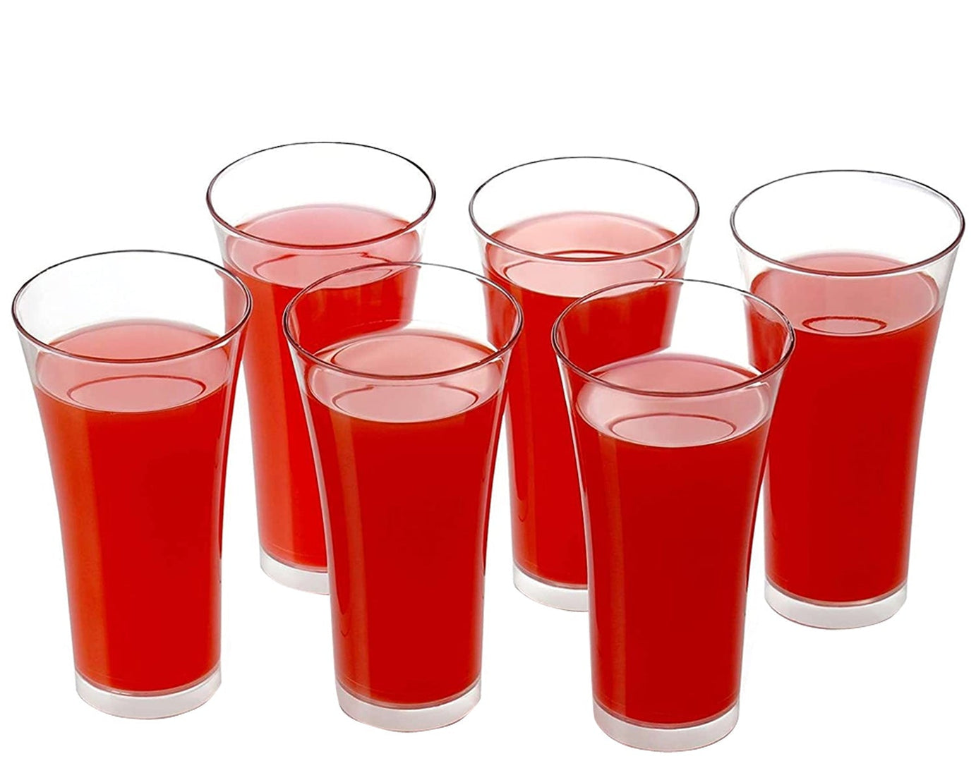 Transparent 300ml glasses set