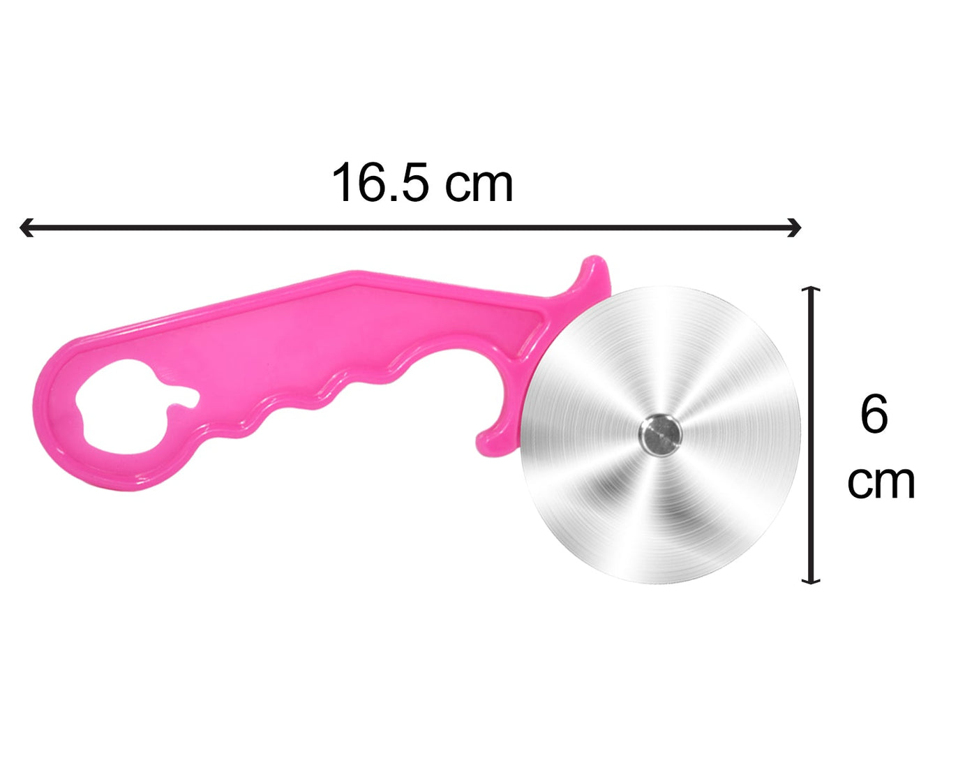 Pastry cutter made from stainless steel.