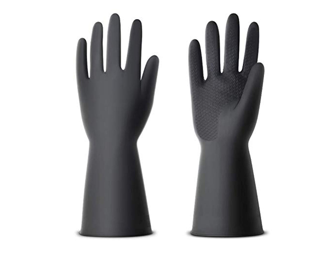 Natural gum rubber cleaning gloves for multipurpose use.