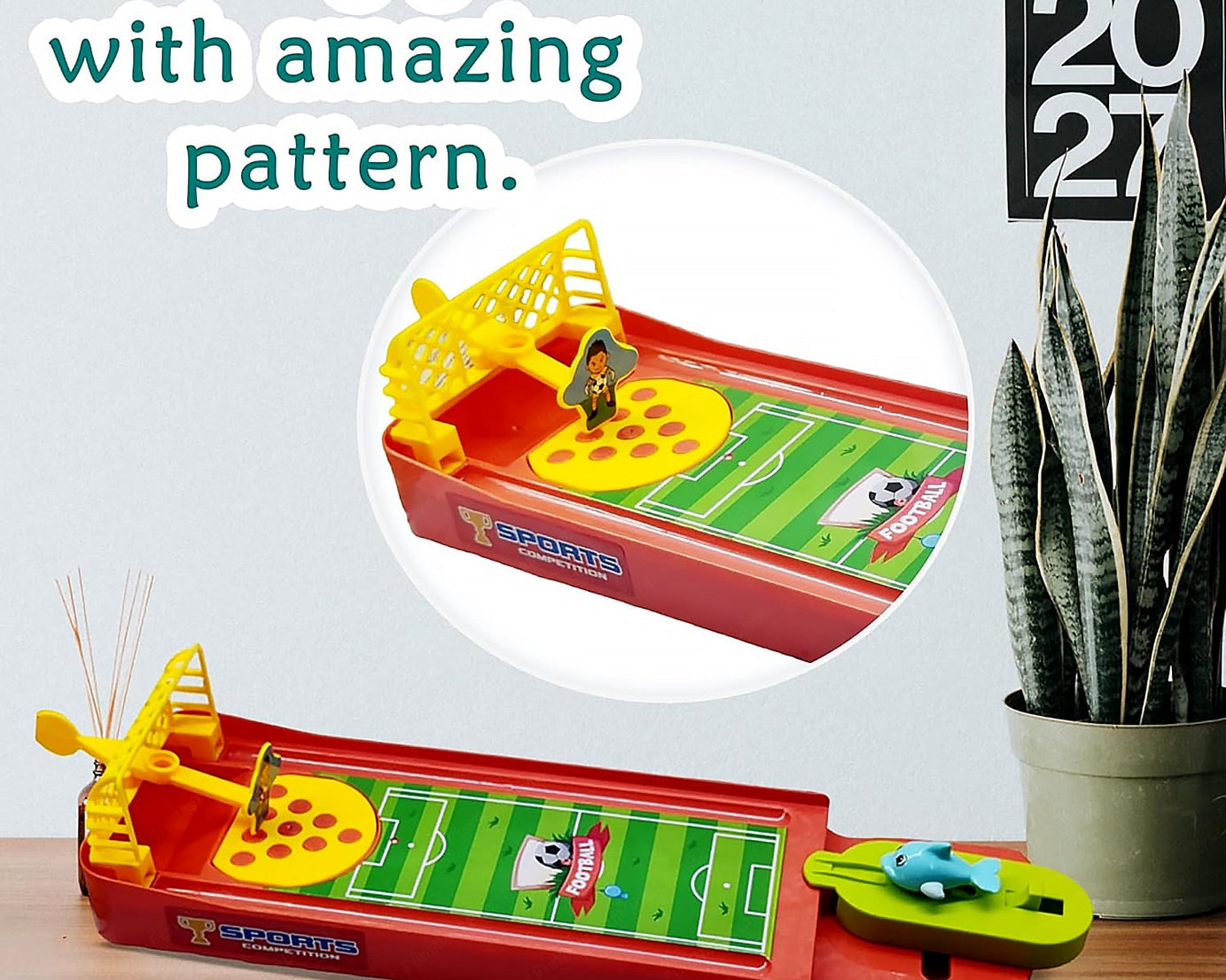 Mini Table Top Finger Football Game for Kids-Desktop Game for Kids & Adults, Fun Indoor Finger Bowling Game for Boys & Girls, Family Board Game