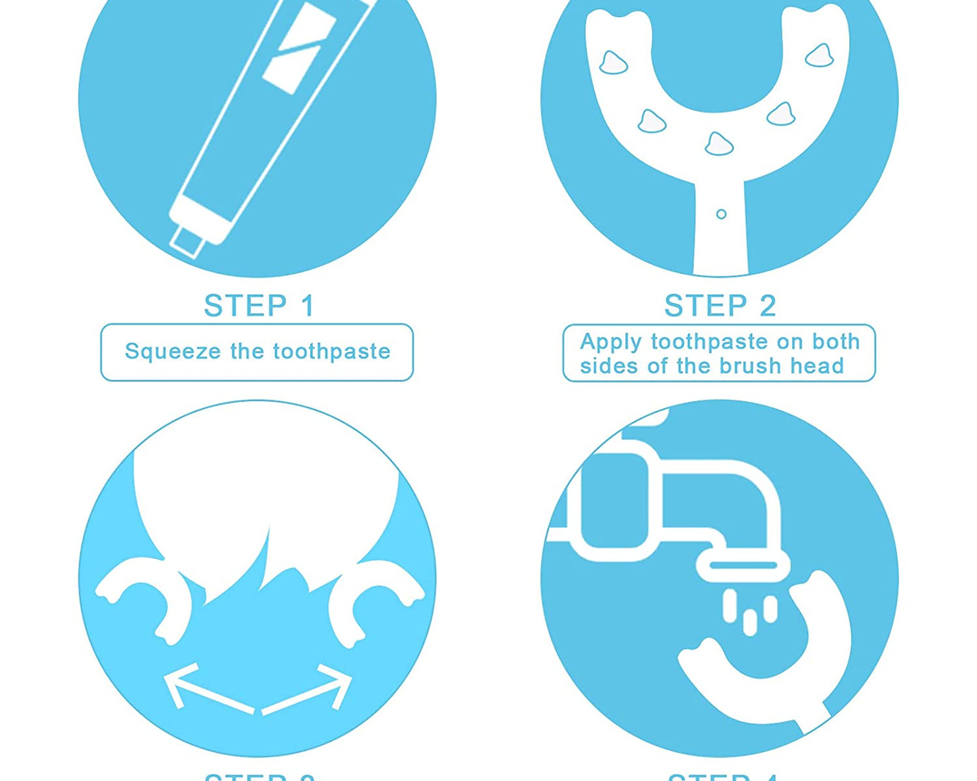 Easy-to-use U S toothbrush for kids' daily dental care