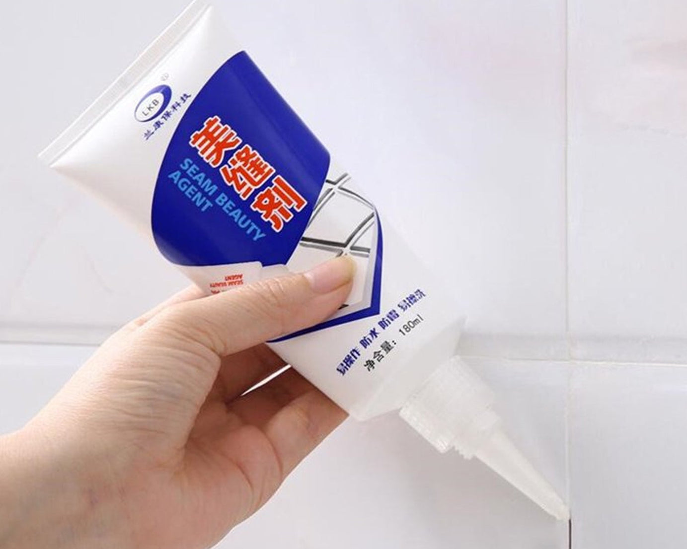 Waterproof Tile Gap / Crack / Grout Filler Water-Resistant Silicone Sealant for DIY Home Sink Gaps / Tiles Gaps / Grouts Repair Filler Tube For Home, Office, Bathroom, Toilets, Kitchen (180 Ml)