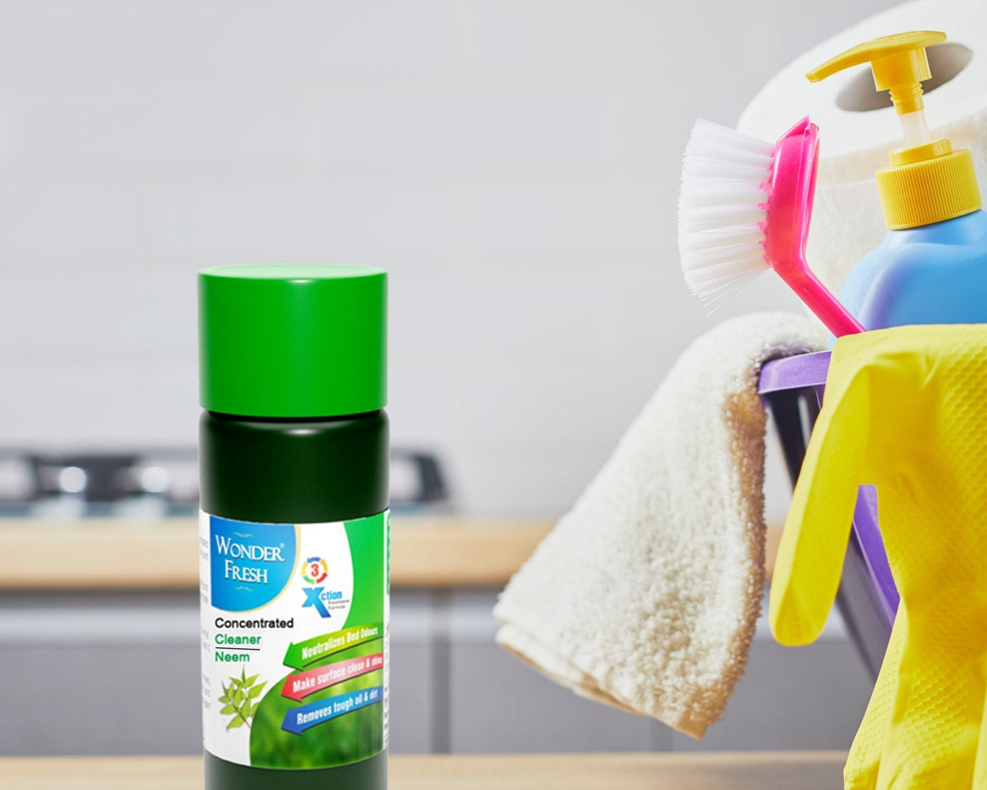 Mop floor cleaner liquid, disinfectant and insect repellent