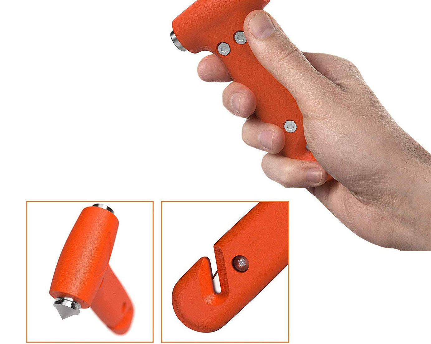 Car Safety Hammer,Emergency and Rescue Tool,Car Window Breaker and Seatbelt Cutter,Safety Hammer Emergency Rescue Tool,Car Window Breaking Seat Belt Cutter (1 Pc)