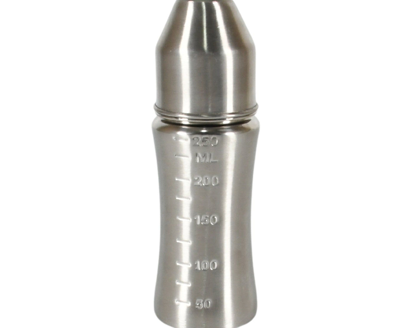 Ganesh Stainless Steel Baby Feeding Bottle, Milk Bottle for New Born / Infants / Toddler Up to 3 Years, BFA Free (250 ML Approx)