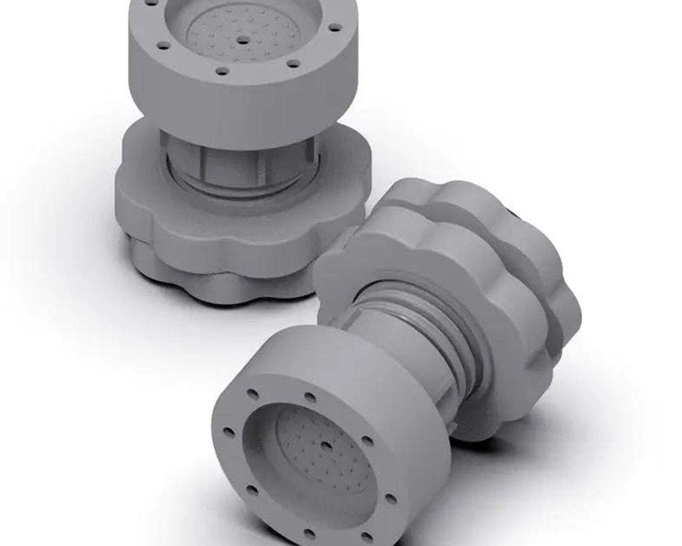 Plastic Washing Machine Vibration Feet Pad, Adjustable Highly Non-Slip Support Anti Vibration Pads Walk Pads Shock Absorber Noise Cancelling Furniture Lifting Base (4 Pcs Set)