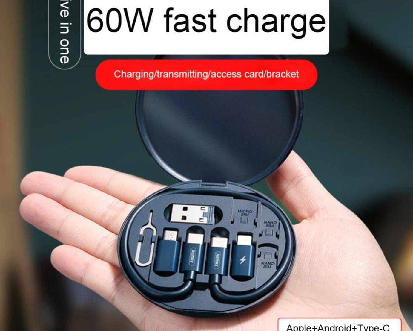 5-in-1 Charging Kit: Universal Cable for Every Device!