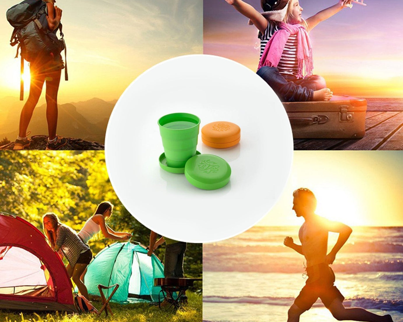 Unbreakable foldable cup for easy storage