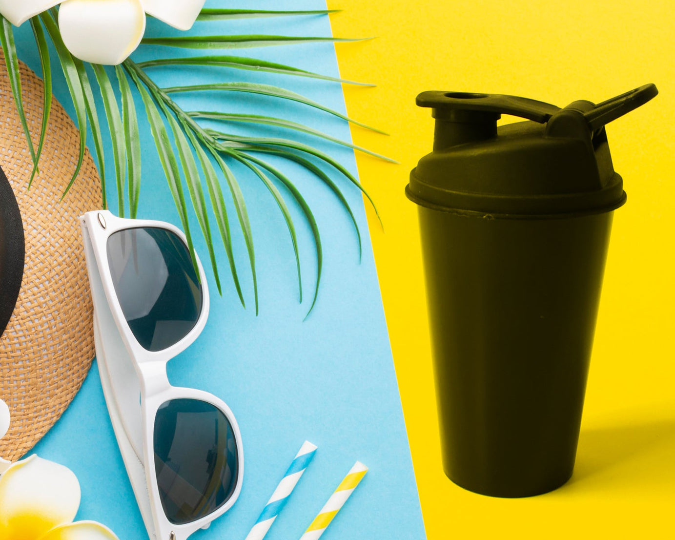 Shaker Bottle Perfect for Protein Shakes and Pre Workout Gym |Water Bottle |BPA Free| Leak-Proof Flip Lid/Insulated Bottle for Hot & Cold Drinks 1 pc