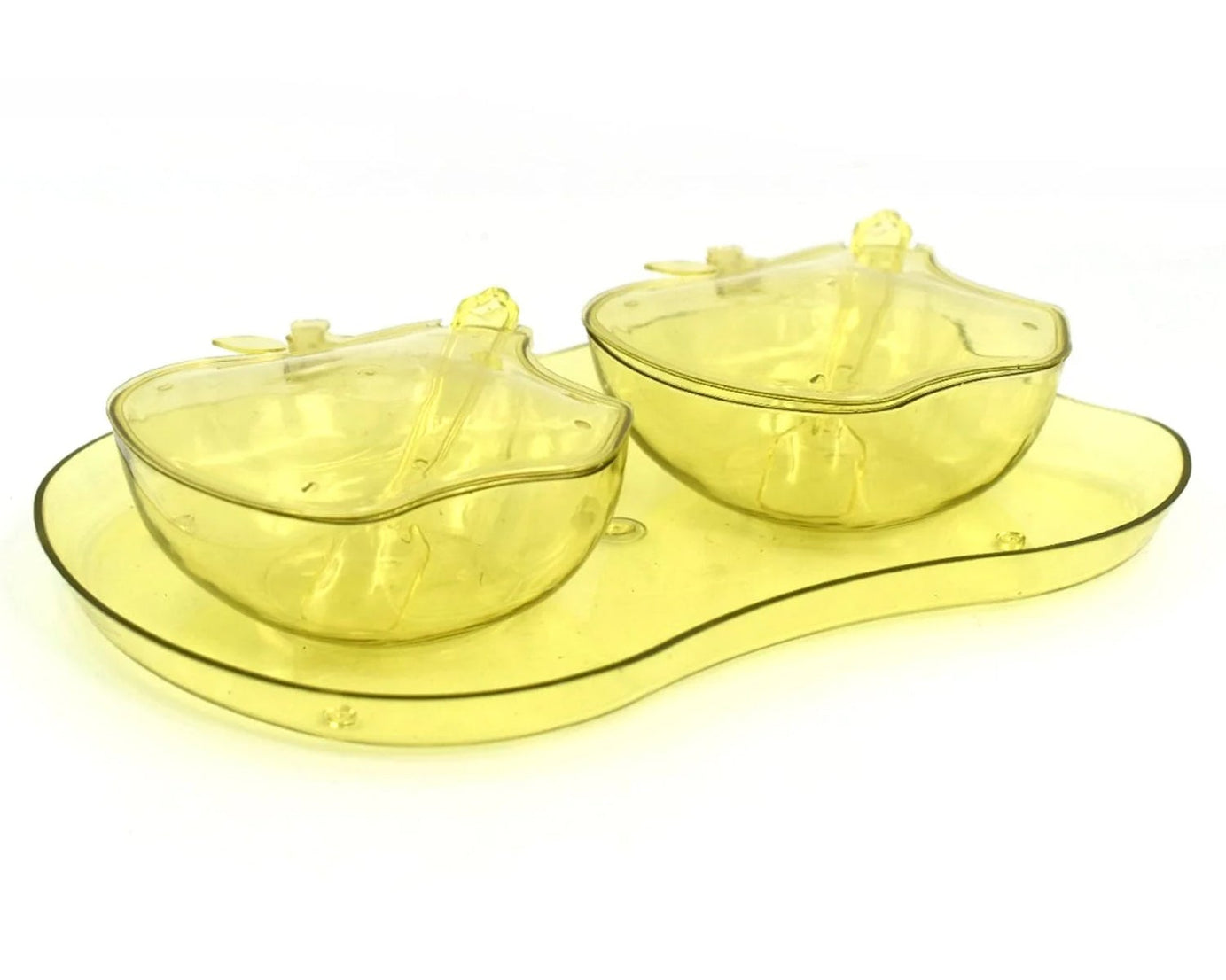 Apple tray for food serving