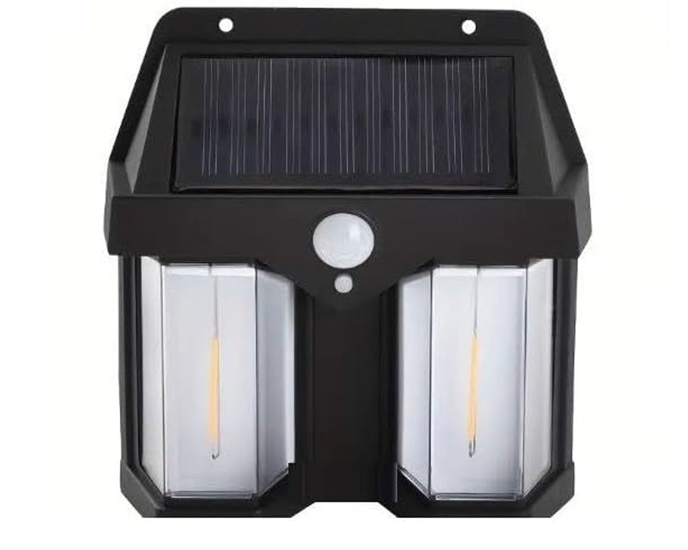 Outdoor Solar Wall Lamp Outdoor Waterproof High Quality Lamp Induction Garden Lamp Garden Villa Night Lamp Double Lamp Light (1 Pc)