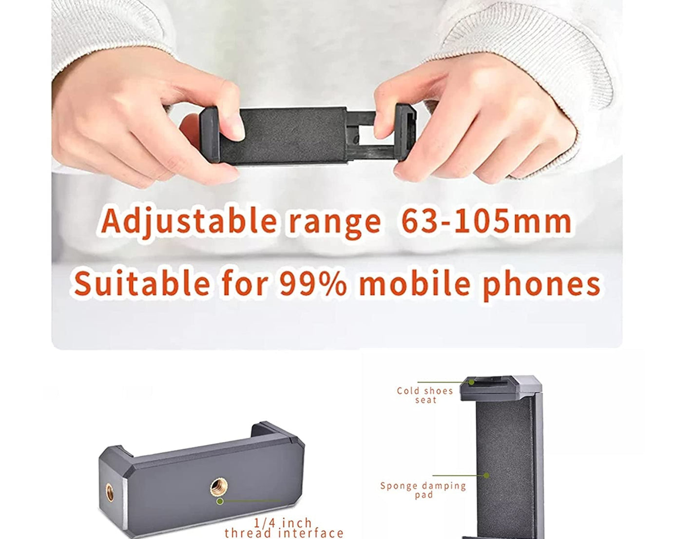 Vlogging kit with tripod and light setup