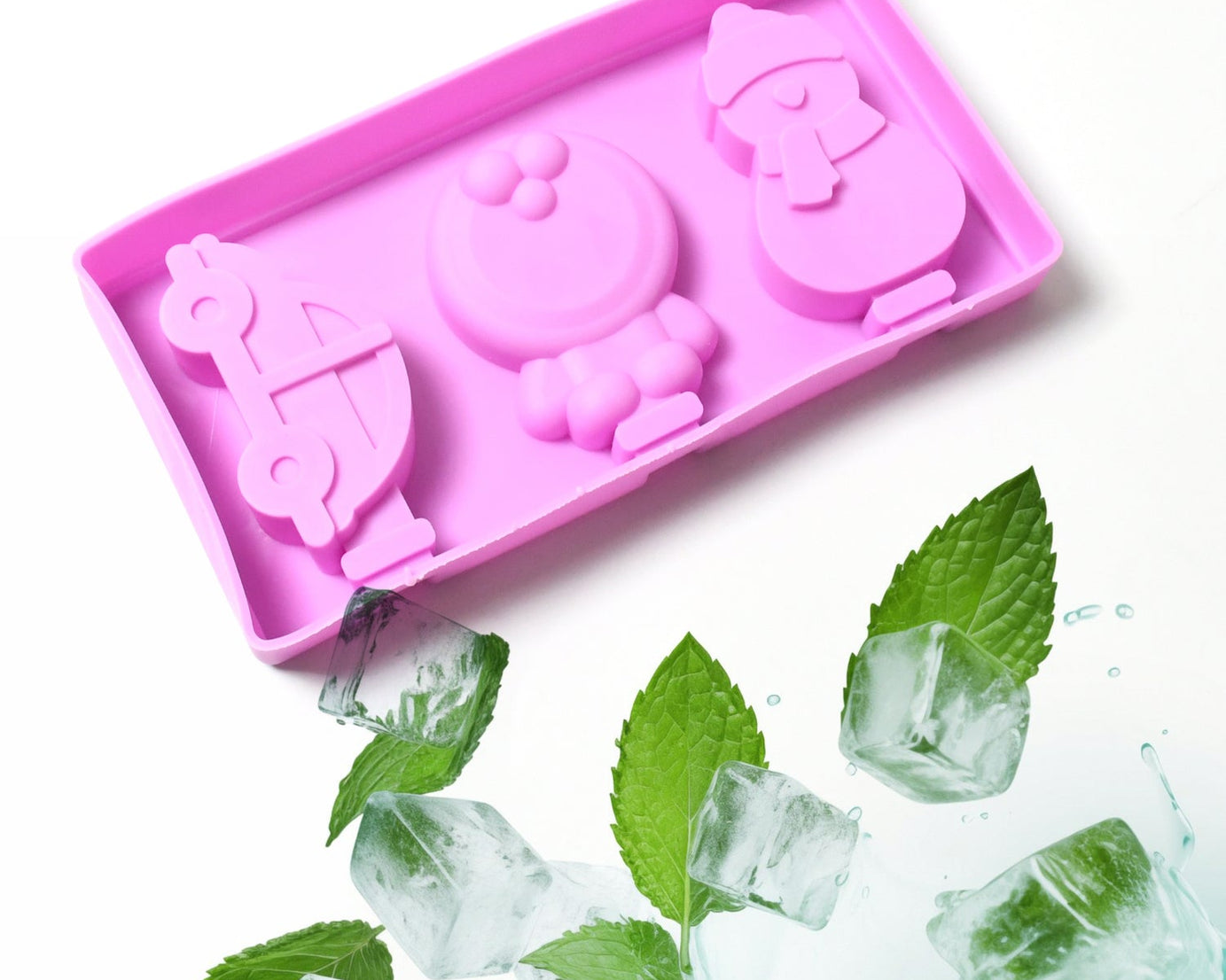 Silicone Popsicle Molds, Reusable Ice Cream Molds With Sticks And Lids. A Must-Have Popsicle Mold For Summer.