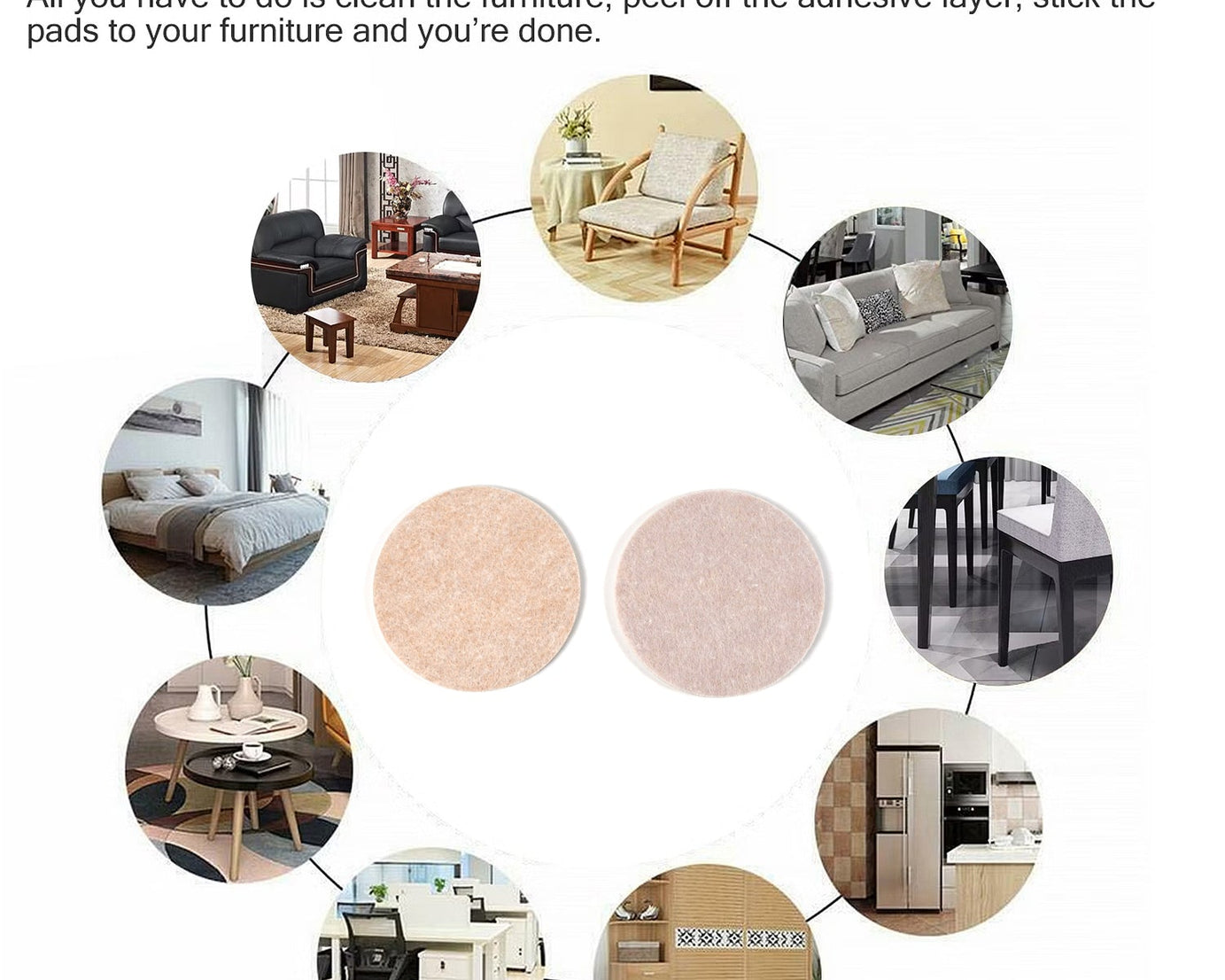 Round cork coasters for DIY projects