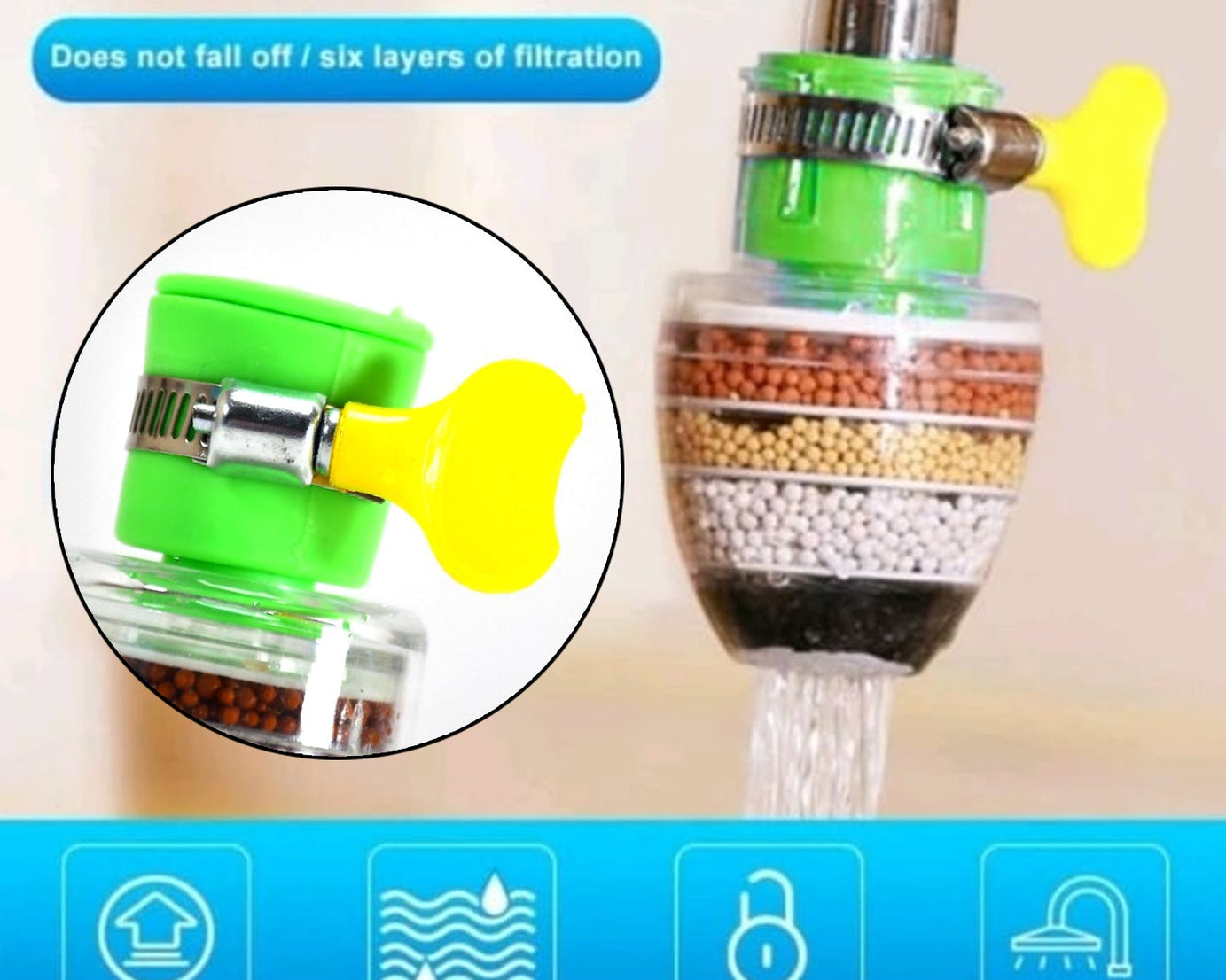 Universal faucet filter upgrade