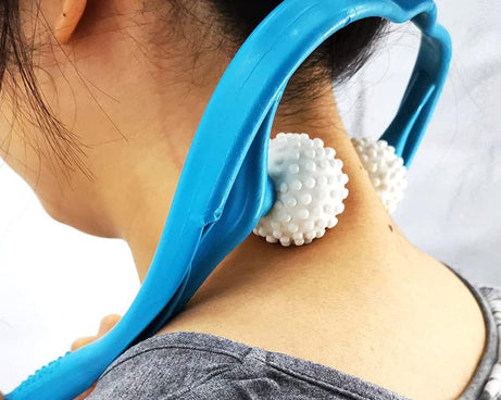 Neck Shoulder Massager, 13.5x7.08in Portable Relieving the Back for Men Relieving the Waist Women