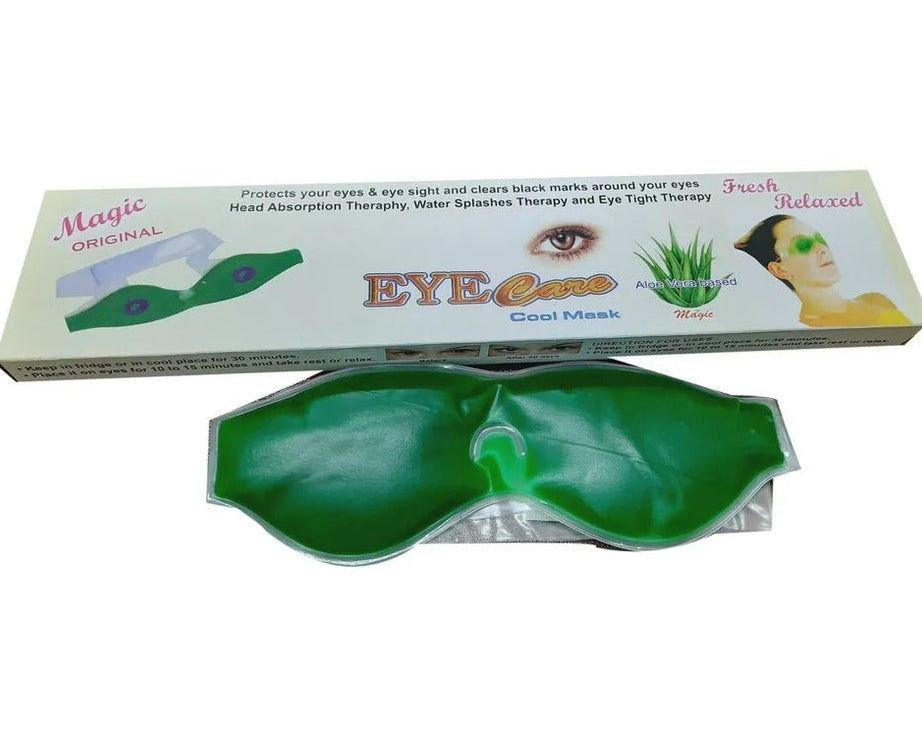 Plush eye mask for dark circles and relaxation