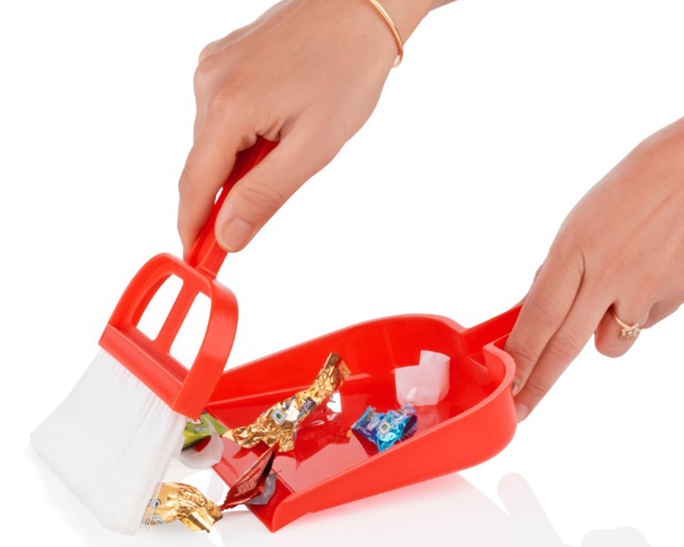 Big dustpan with brush, easy cleaning set