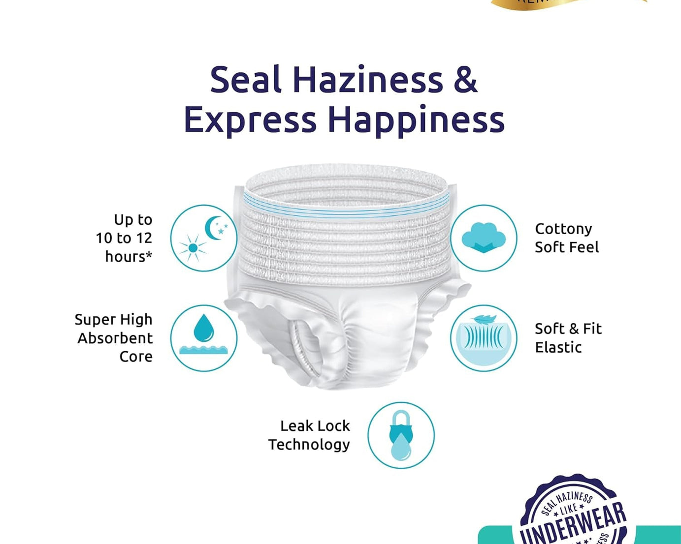 Senior Care Essentials: Large-XL Adult Diaper Pants (Waist 90-140cm)