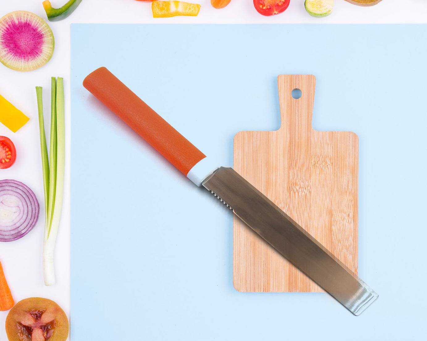 Stainless Steel Knife For Kitchen Use, Knife Set, Knife & Non-Slip Handle With Blade Cover Knife