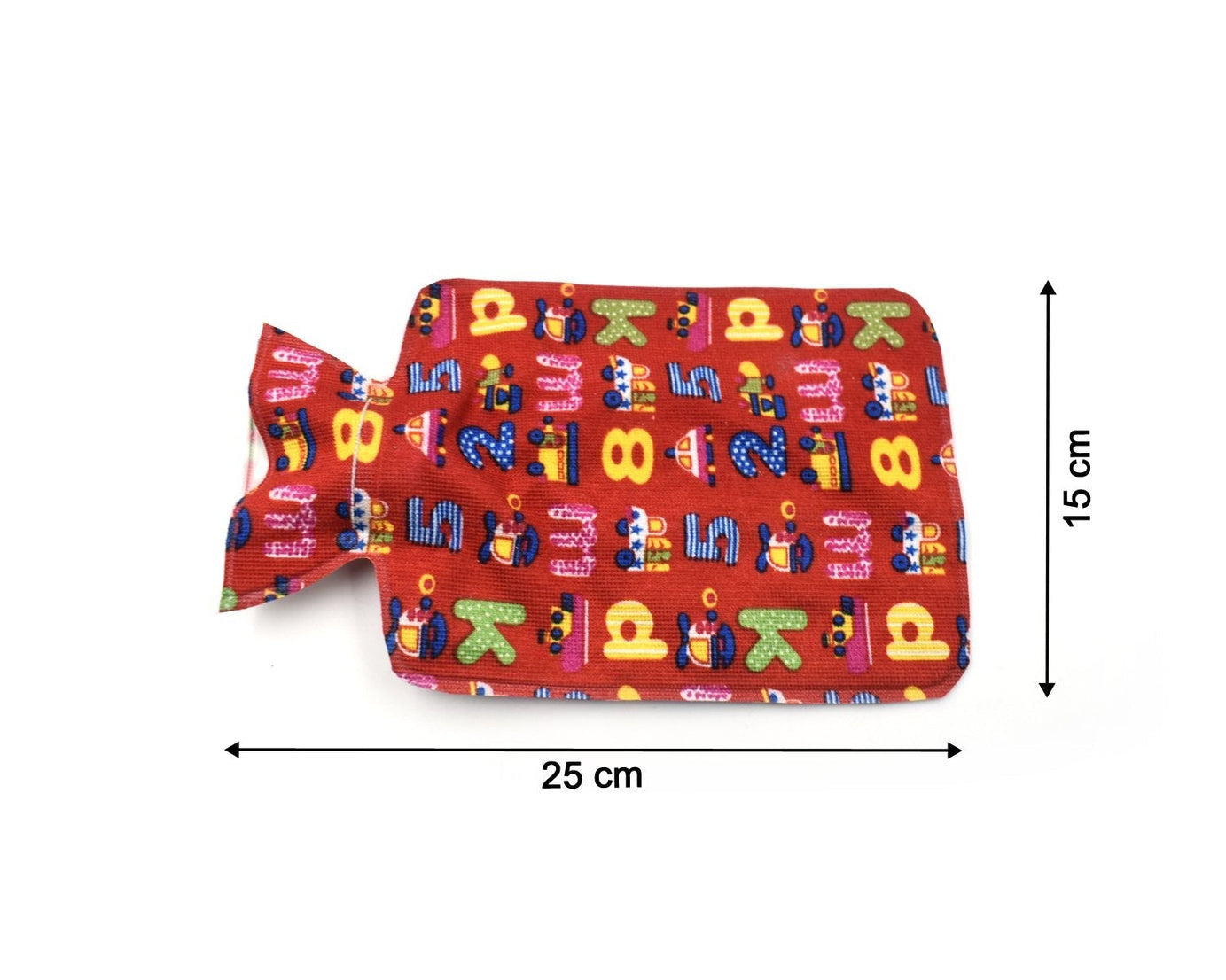 Detailed view of the heating pad's rubber surface, showing its design for holding heat