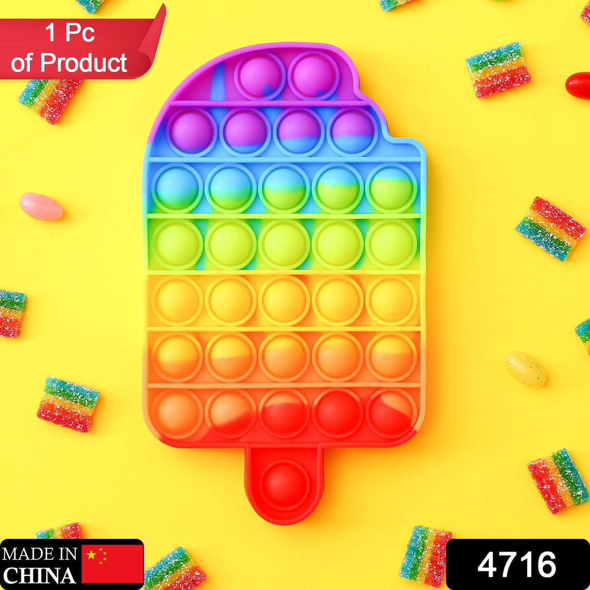 4716 Ice Cream Candy Shape Pop Fidget Toy Push Pop – Cartnow Technologies