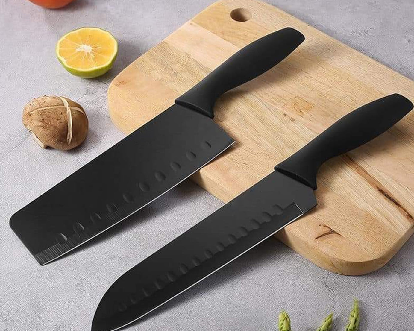 5-piece stainless steel knife set