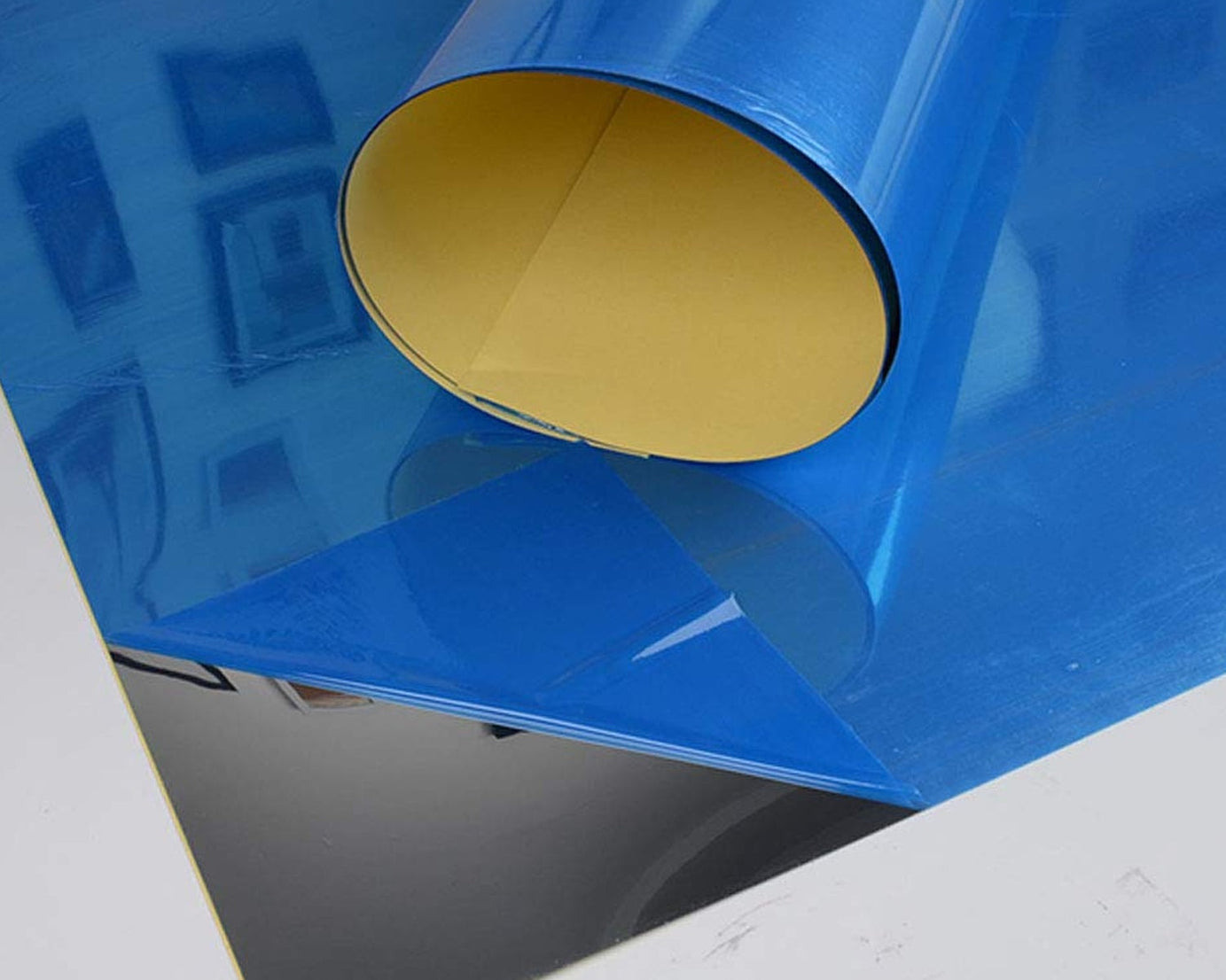 3D Mirror Wall Stickers Wall Mirror Decorative Mirror Paper for Home, Living Room Wall, Bedroom Wall, TV Backdrop Use Paper (100×50 Cm)