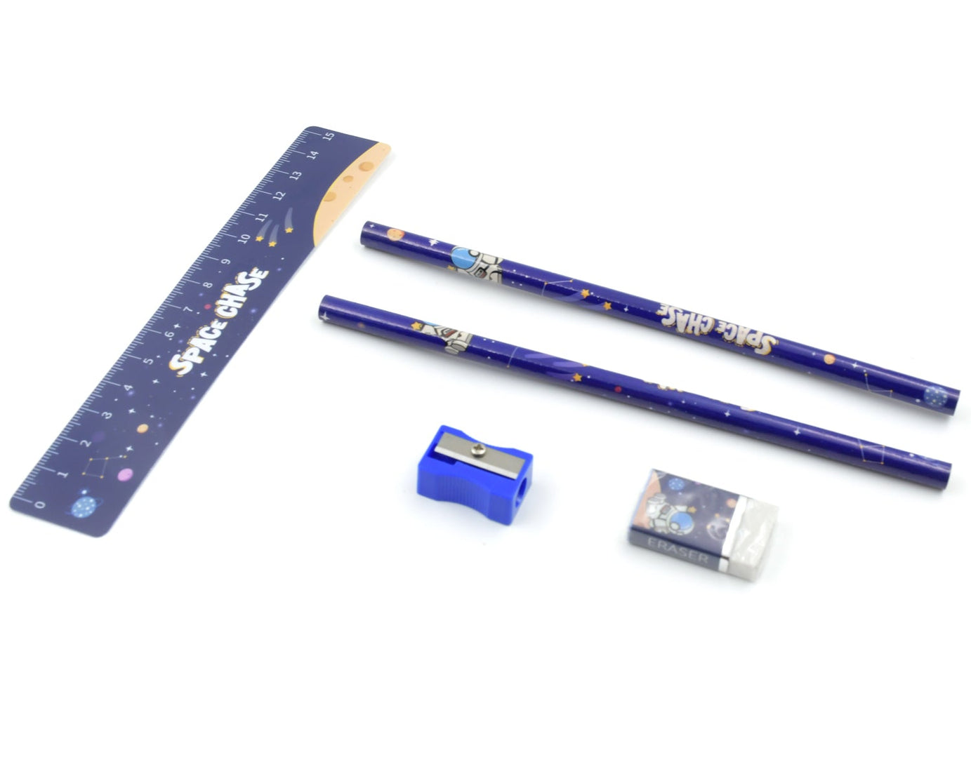 Fun & Functional! 5-in-1 Cartoon Pencil Set for School & Play (5 Pc)