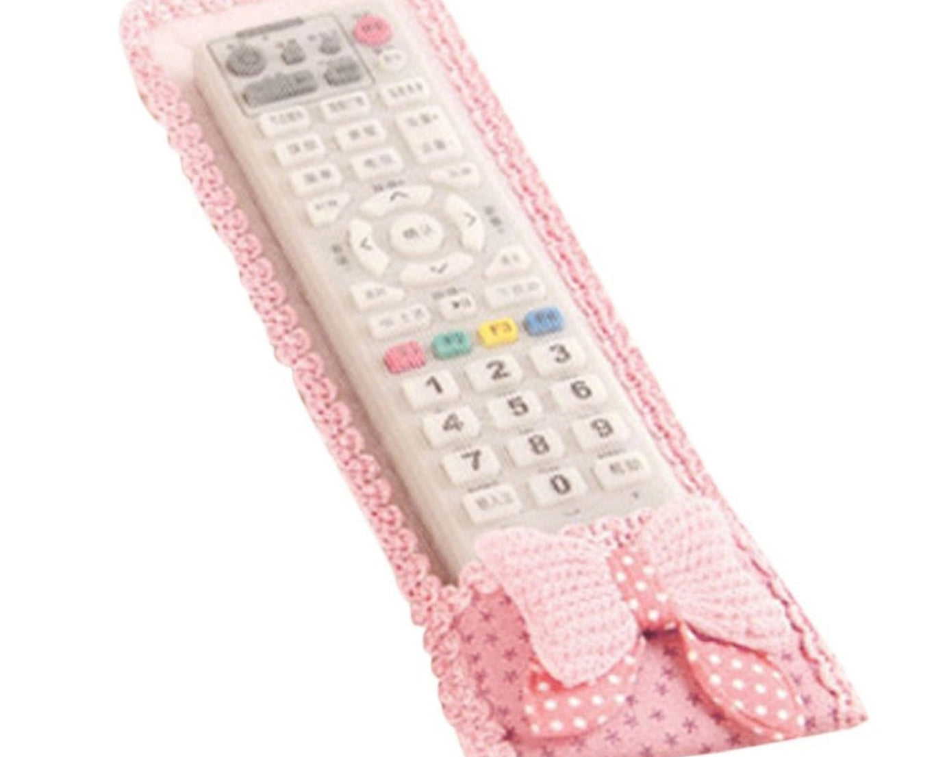 Dust-resistant remote covers with bow knot for TV, AC, DTH