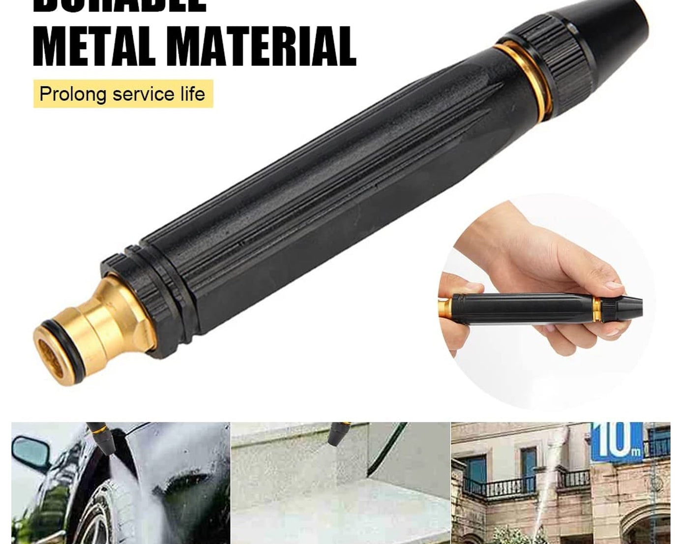 Complete set of high pressure water gun nozzle.