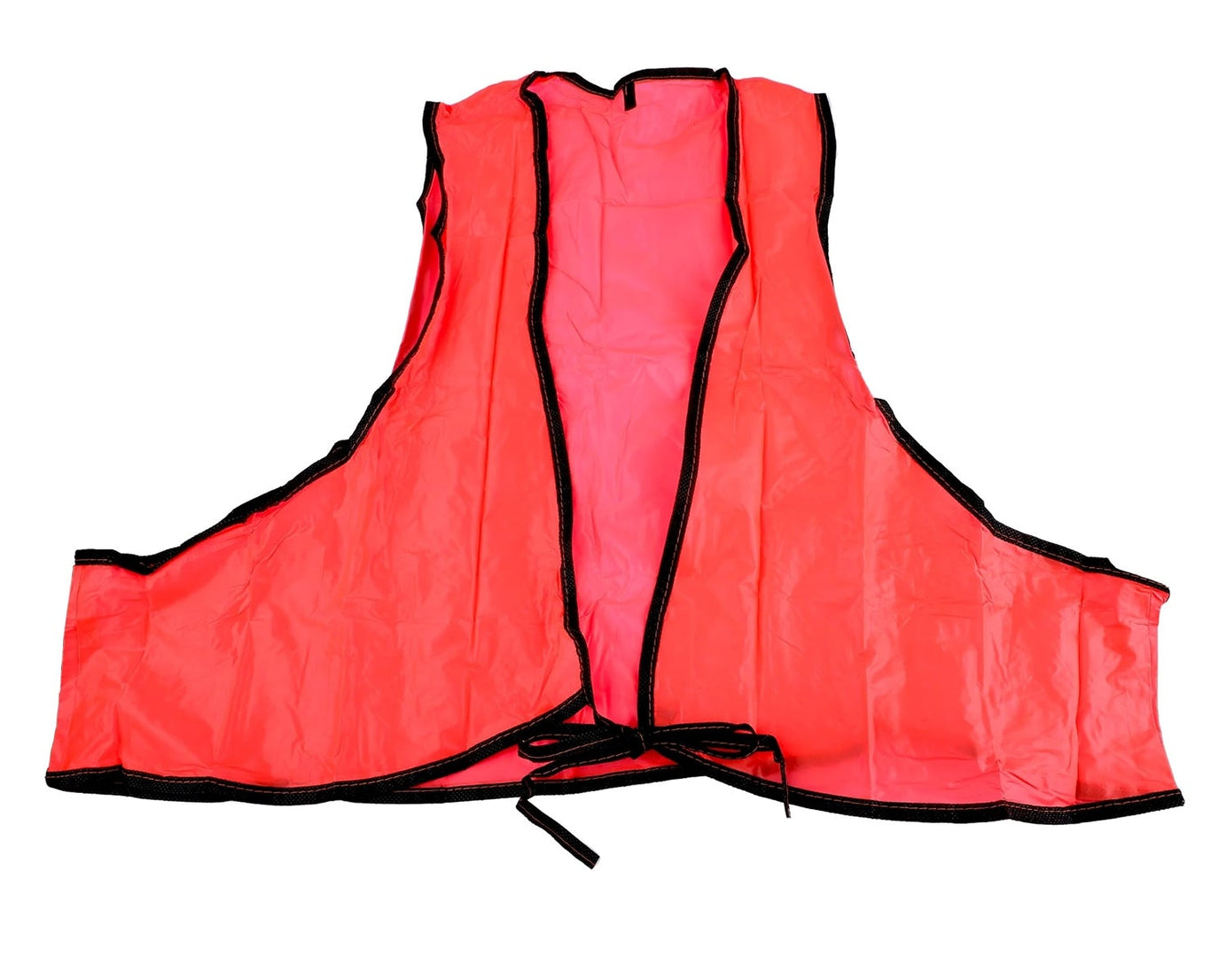 Economy Safety Vest, Soft Vinyl with Tie Closure for Identifying Staff and Volunteers Adult PVC Safety Vest High Visibility for Outdoor Operator