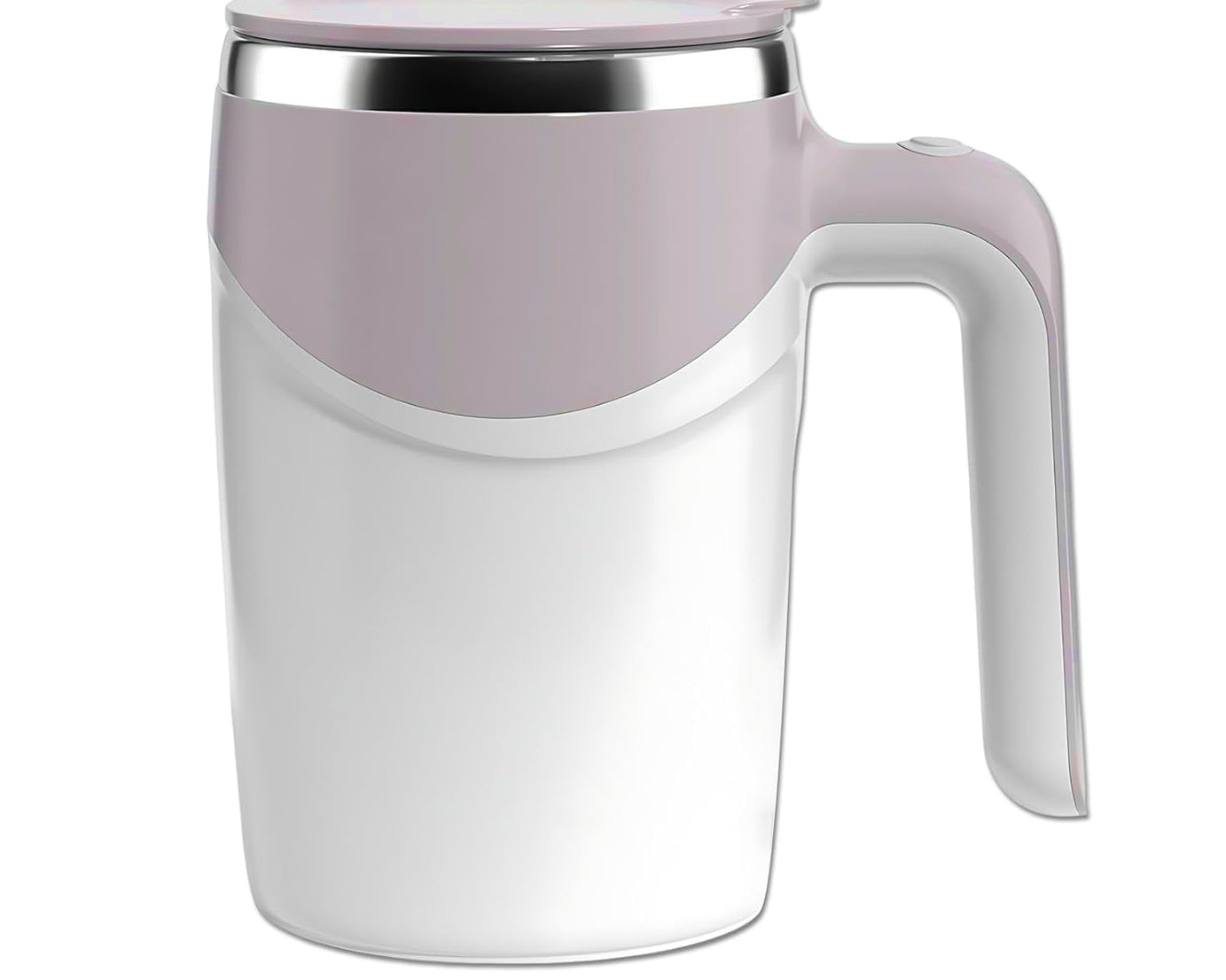 Stirring Coffee Mug | Magnetic Stirring Coffee Cup | Stainless Steel Mug for Milk | Travel Mixing Cup | Self Stirring Coffee Mug, Suitable for Coffee / Milk / Hot Chocolat | Battery Operated ( Battery Not Included)